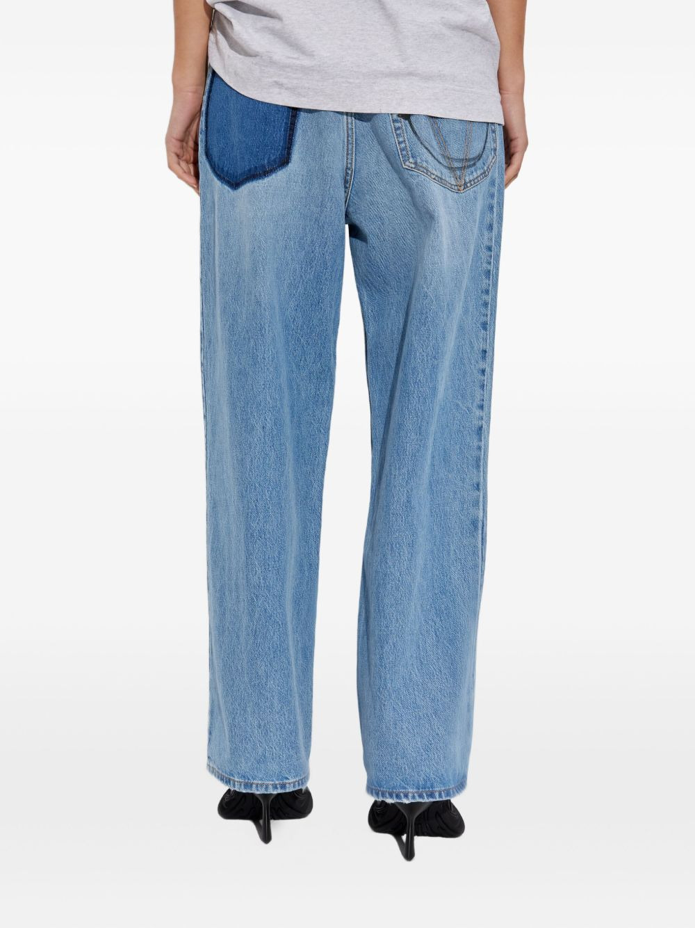 patchwork jeans - 4