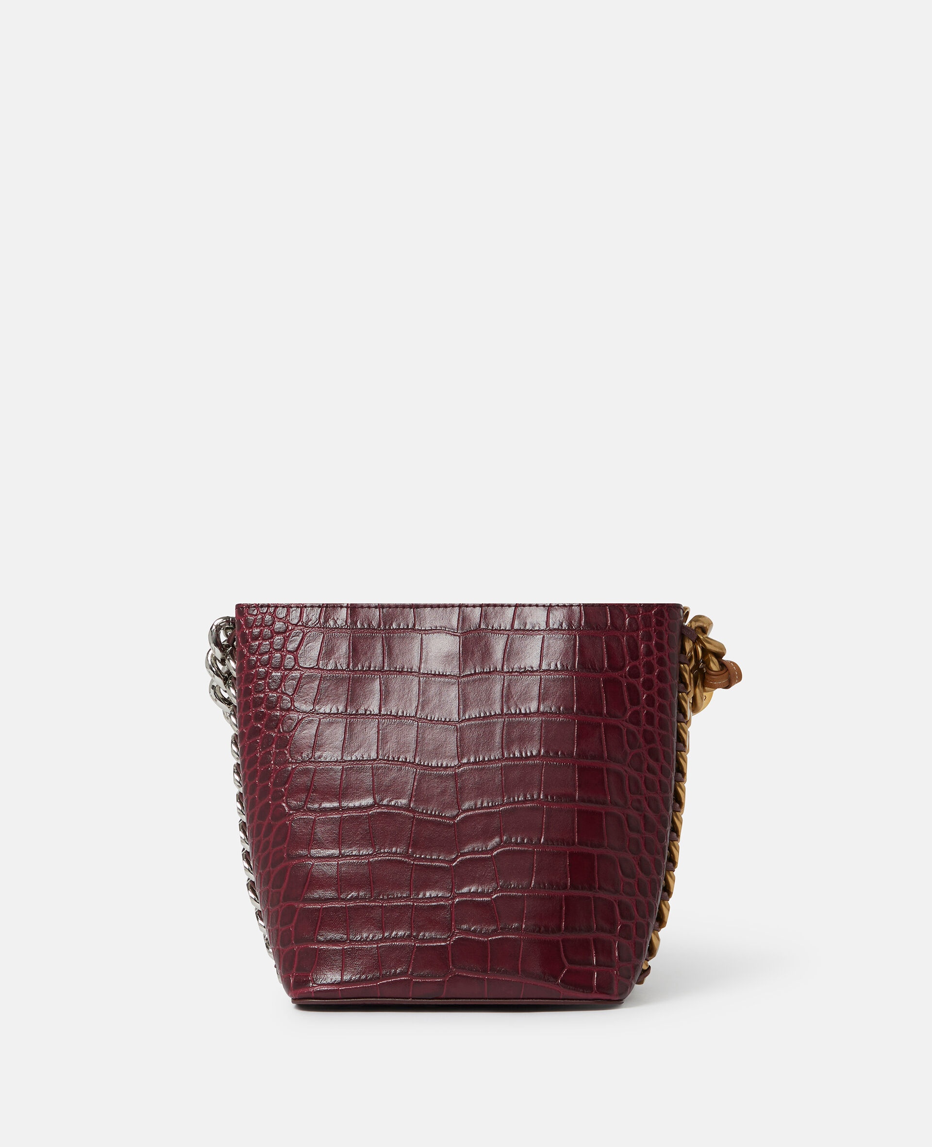 Frayme Croc-Effect Embossed Bucket Bag - 4