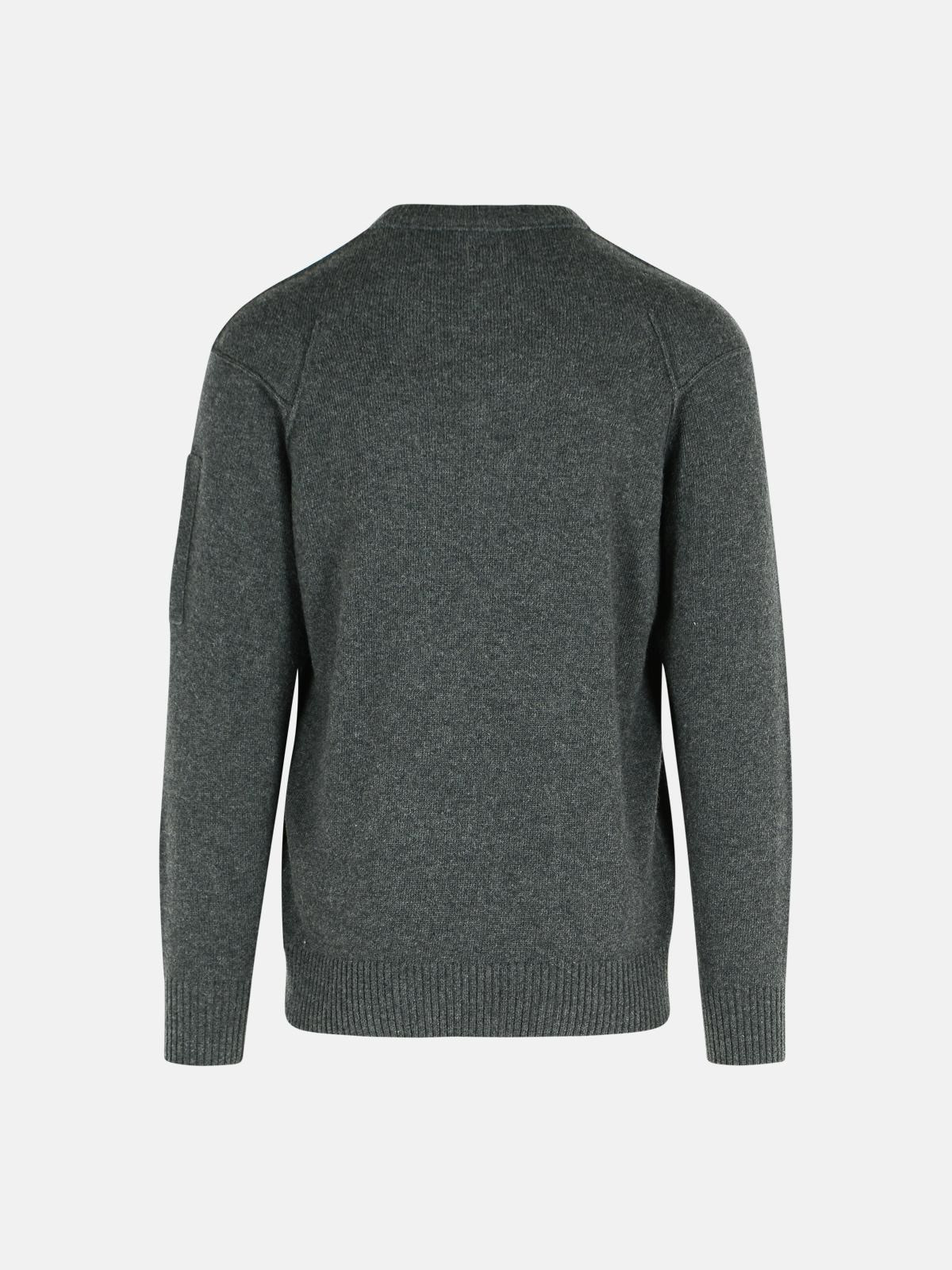 GRAPHITE WOOL BLEND SWEATER - 3