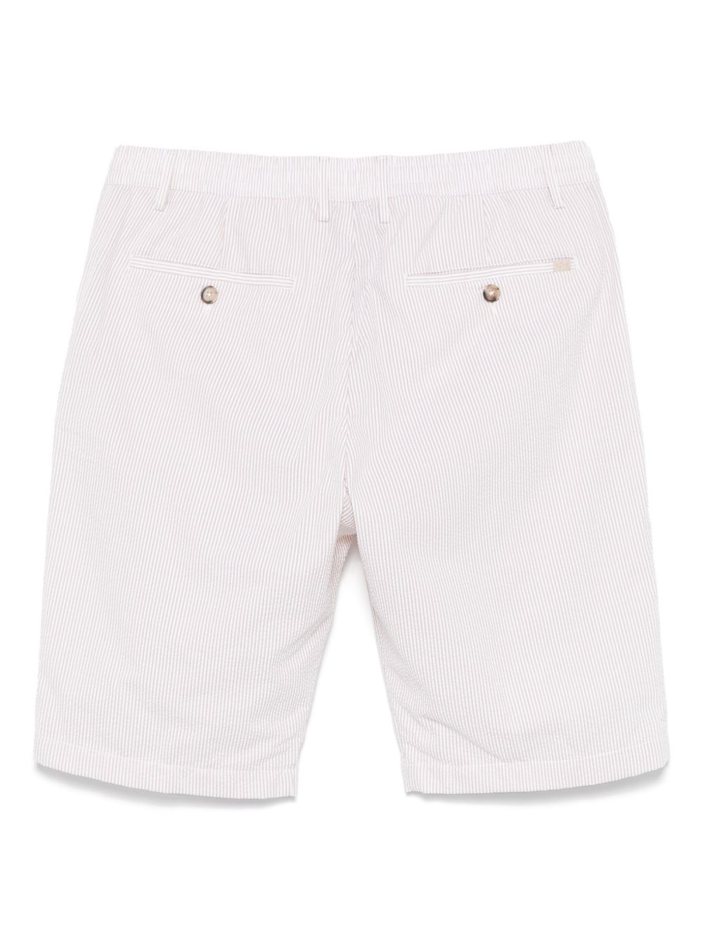 seersucker cotton bermuda shorts - 2