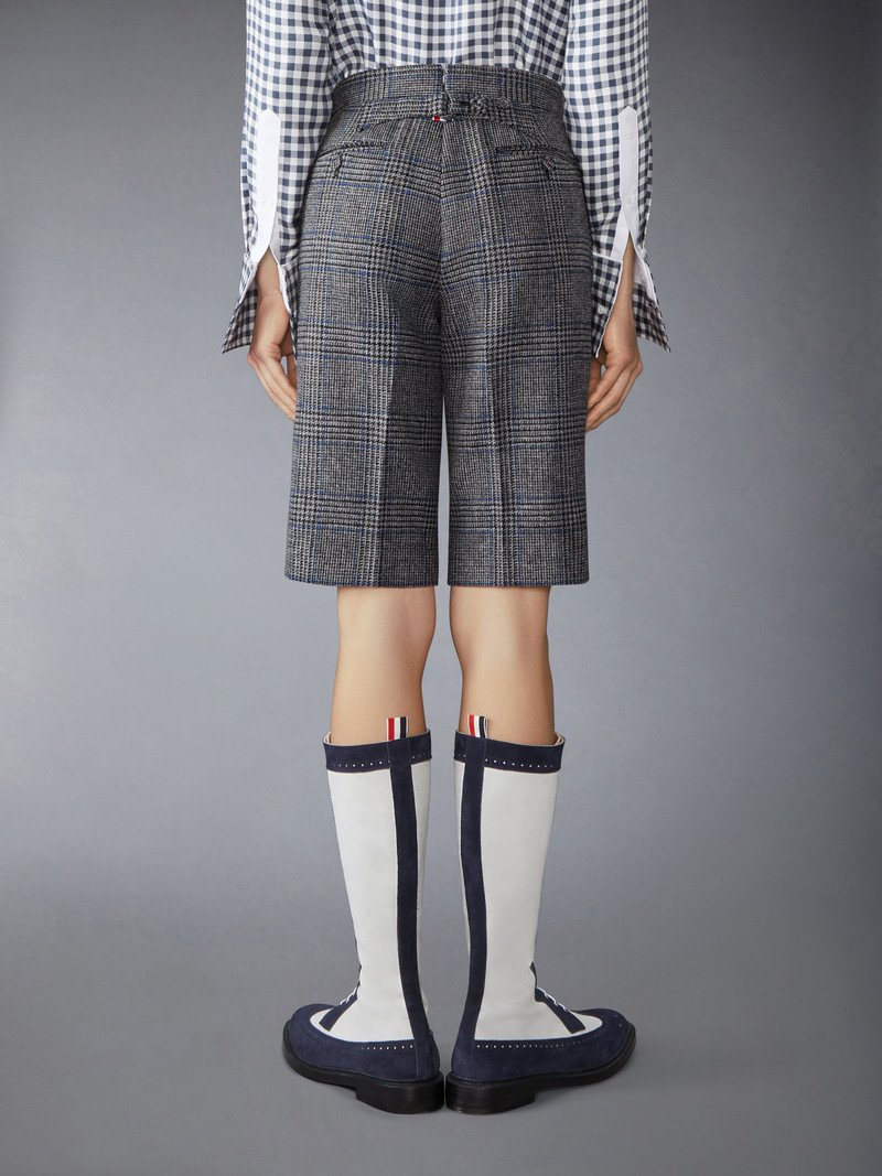 PRINCE OF WALES HUNTING TWEED BACKSTRAP SHORT 3