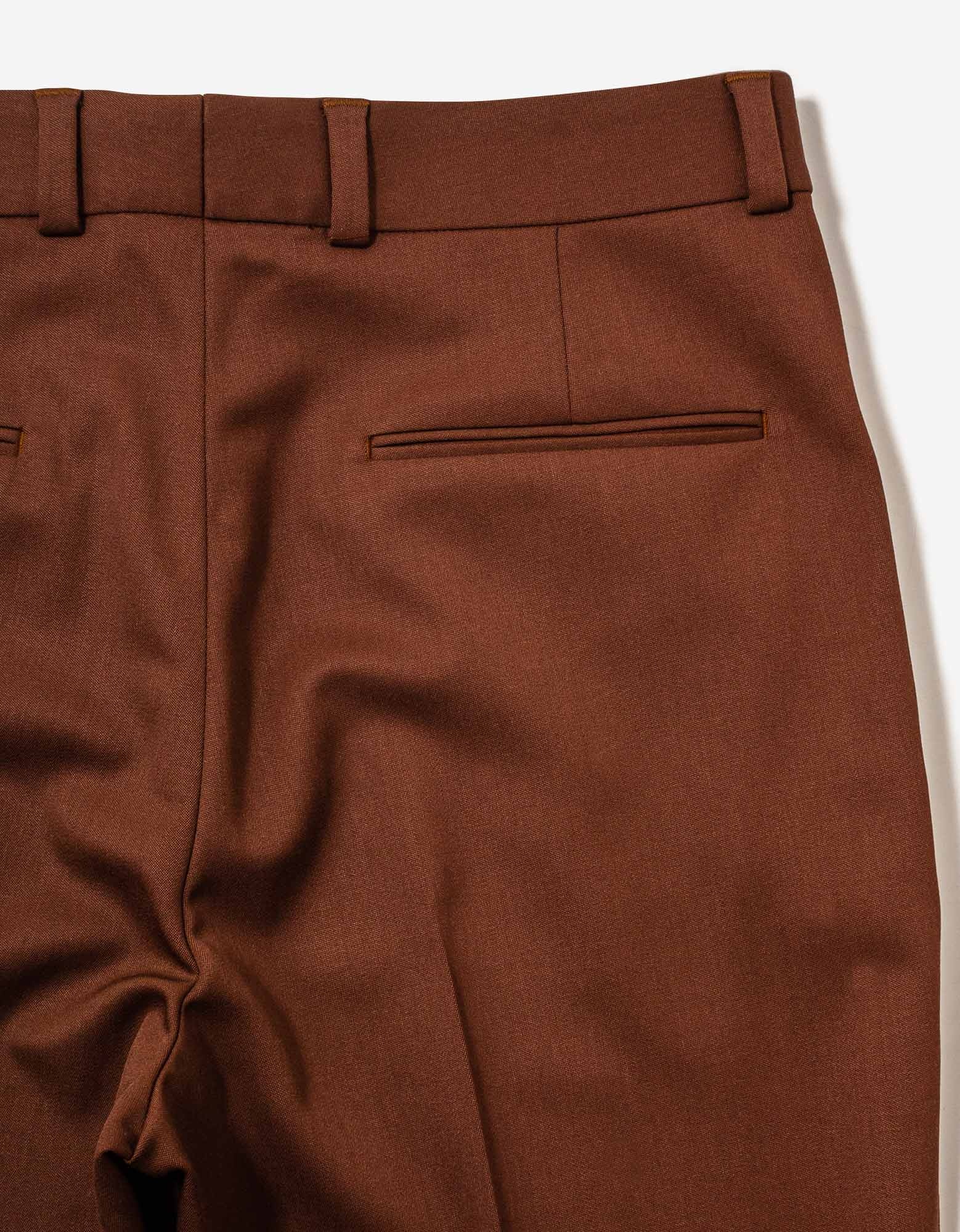 Brown Wool Trousers - 7