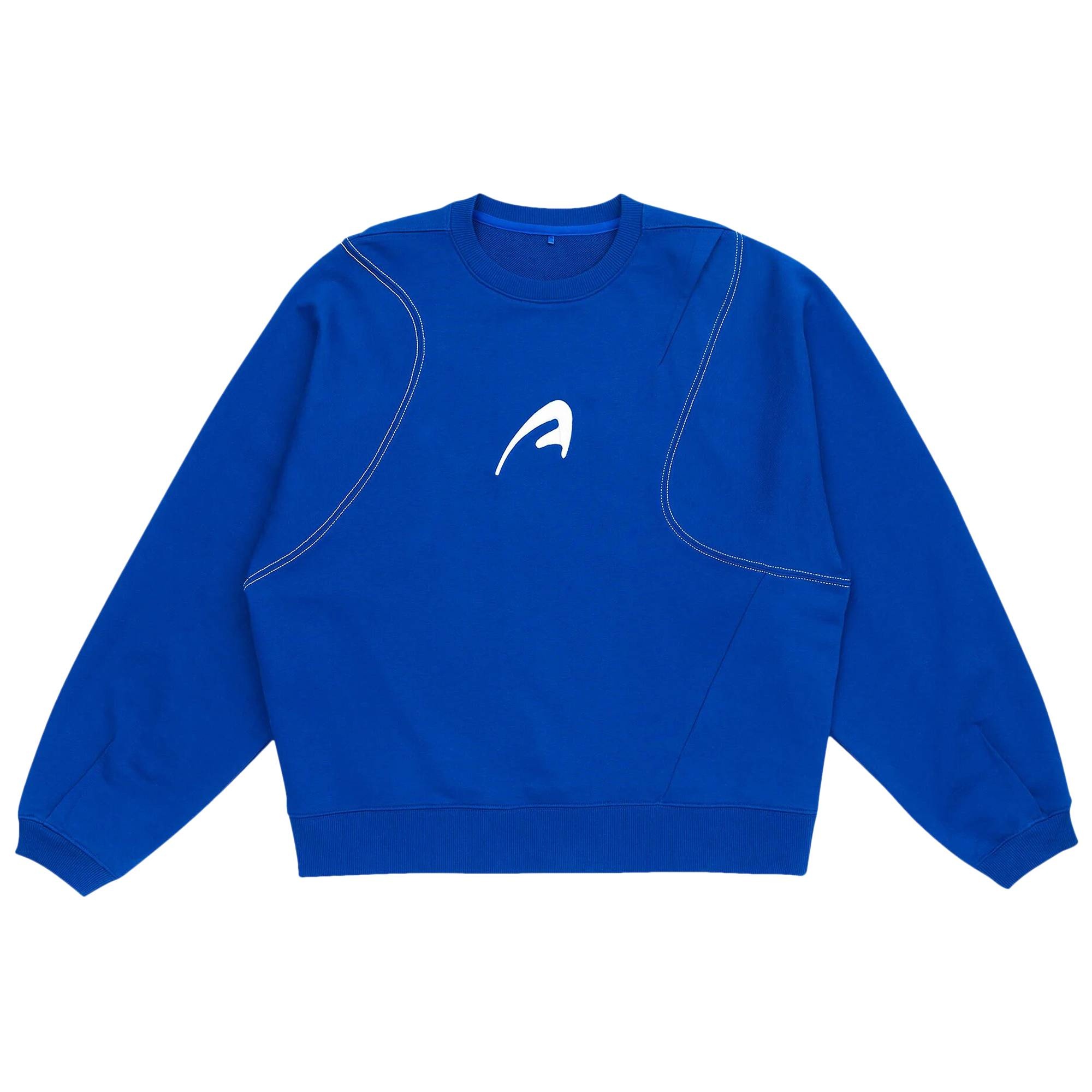 Ader Error Graphic Printed Sweatshirt 'Blue' - 1