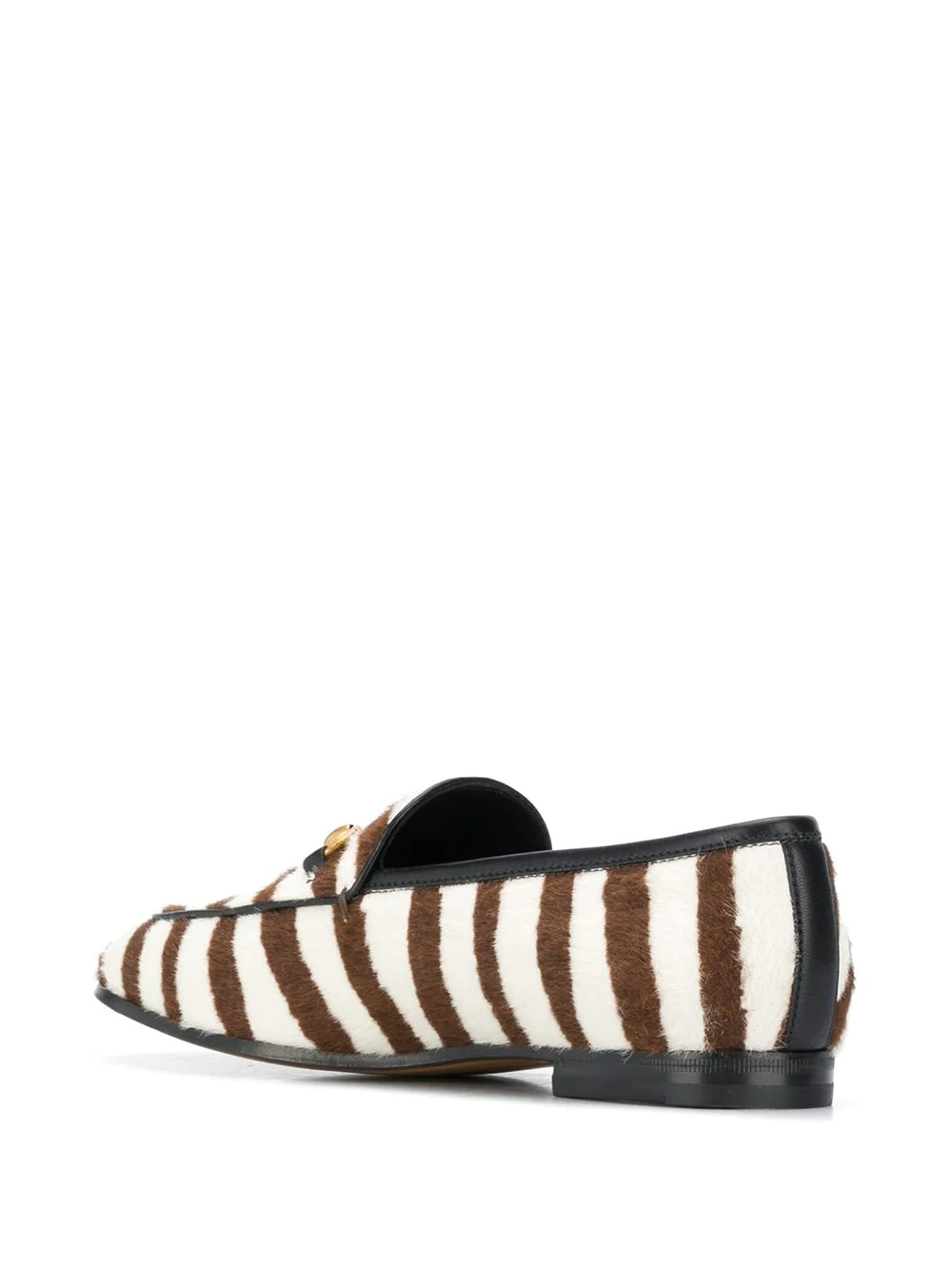 Jordaan zebra-stripe loafers - 3