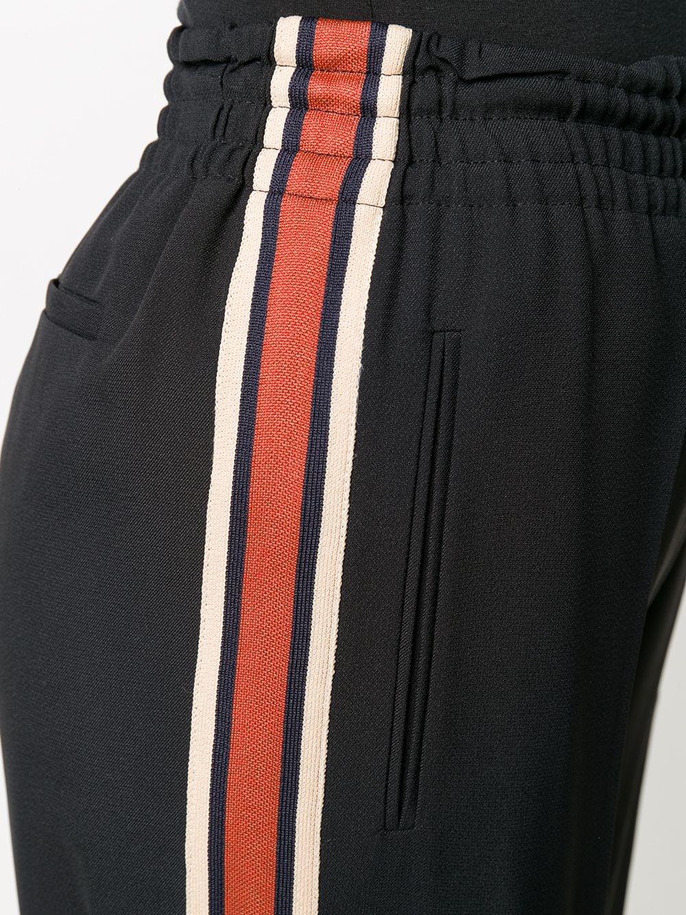 stripe appliqué track pants - 5