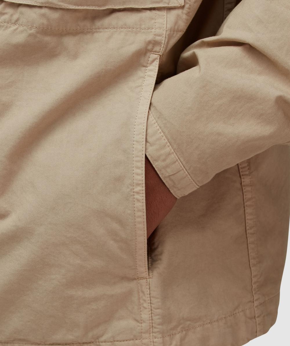 Canvas weave utility parka jacket - 5