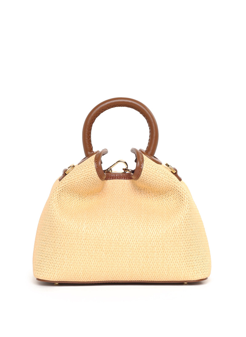 Baozi Raffia Natural/Cognac 1