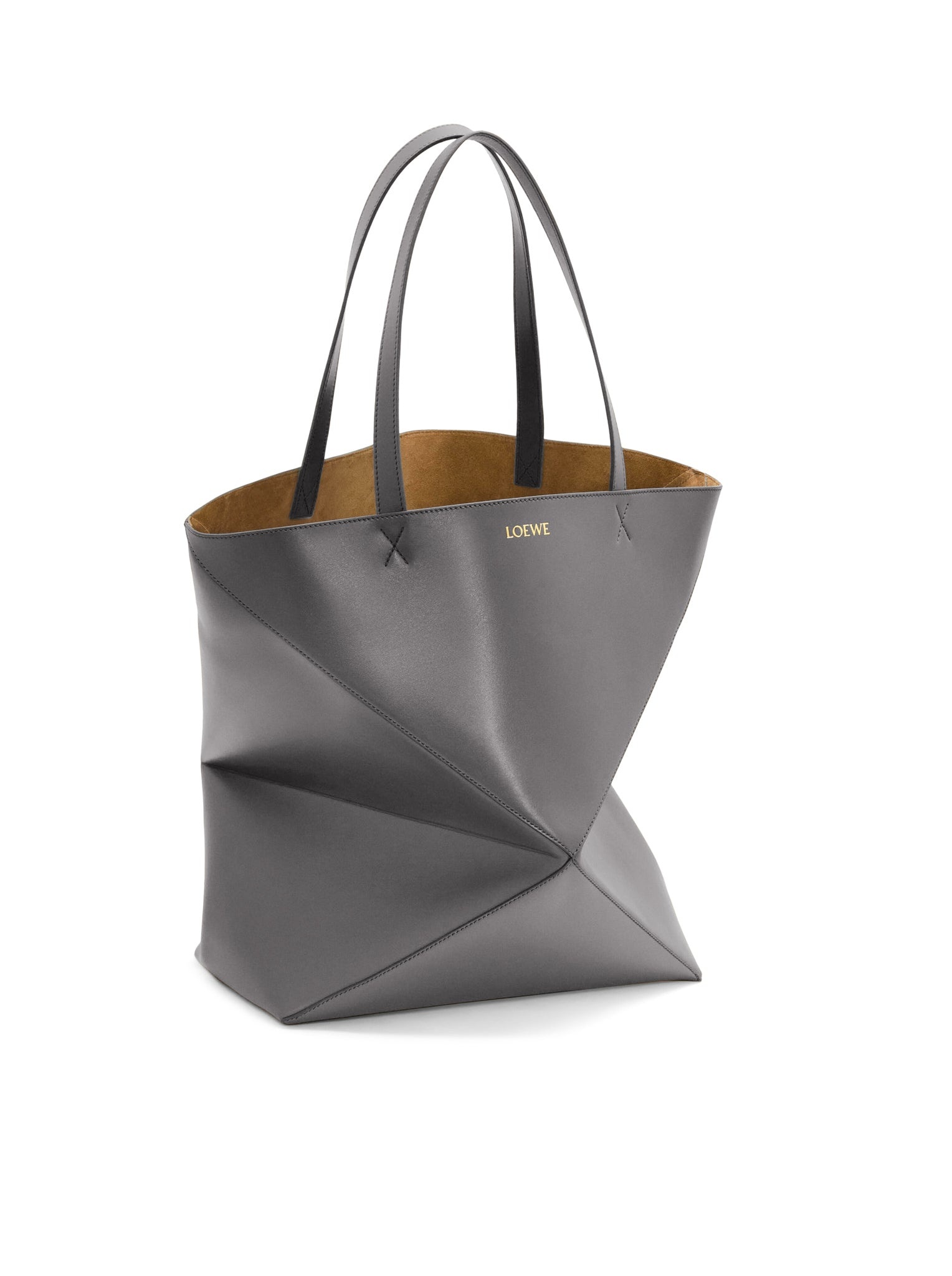 PUZZLE FOLD TOTE XL BAG IN POLISHED CALFSKIN - 2