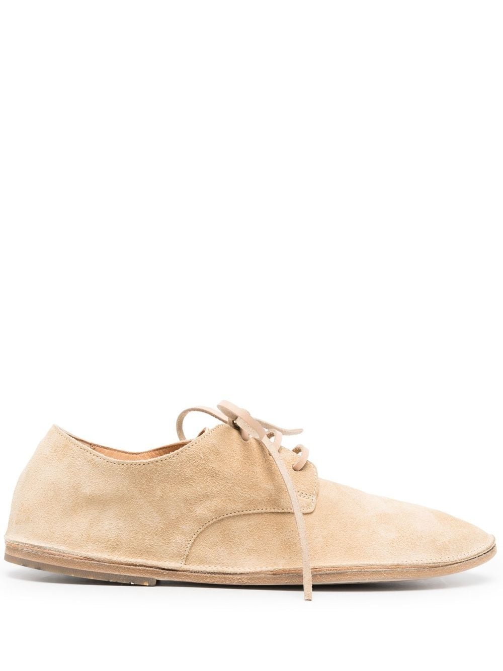 lace-up suede brogues - 1