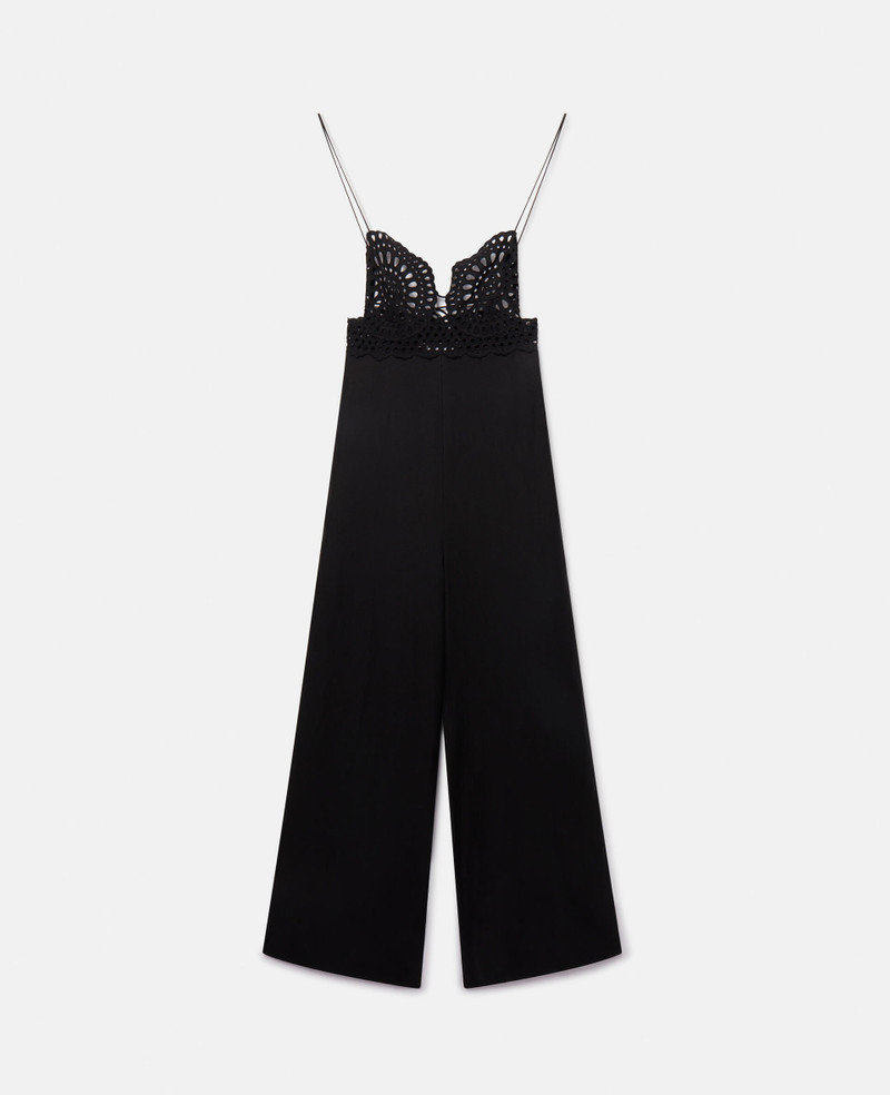 Broderie Anglaise Bustier Jumpsuit - 1