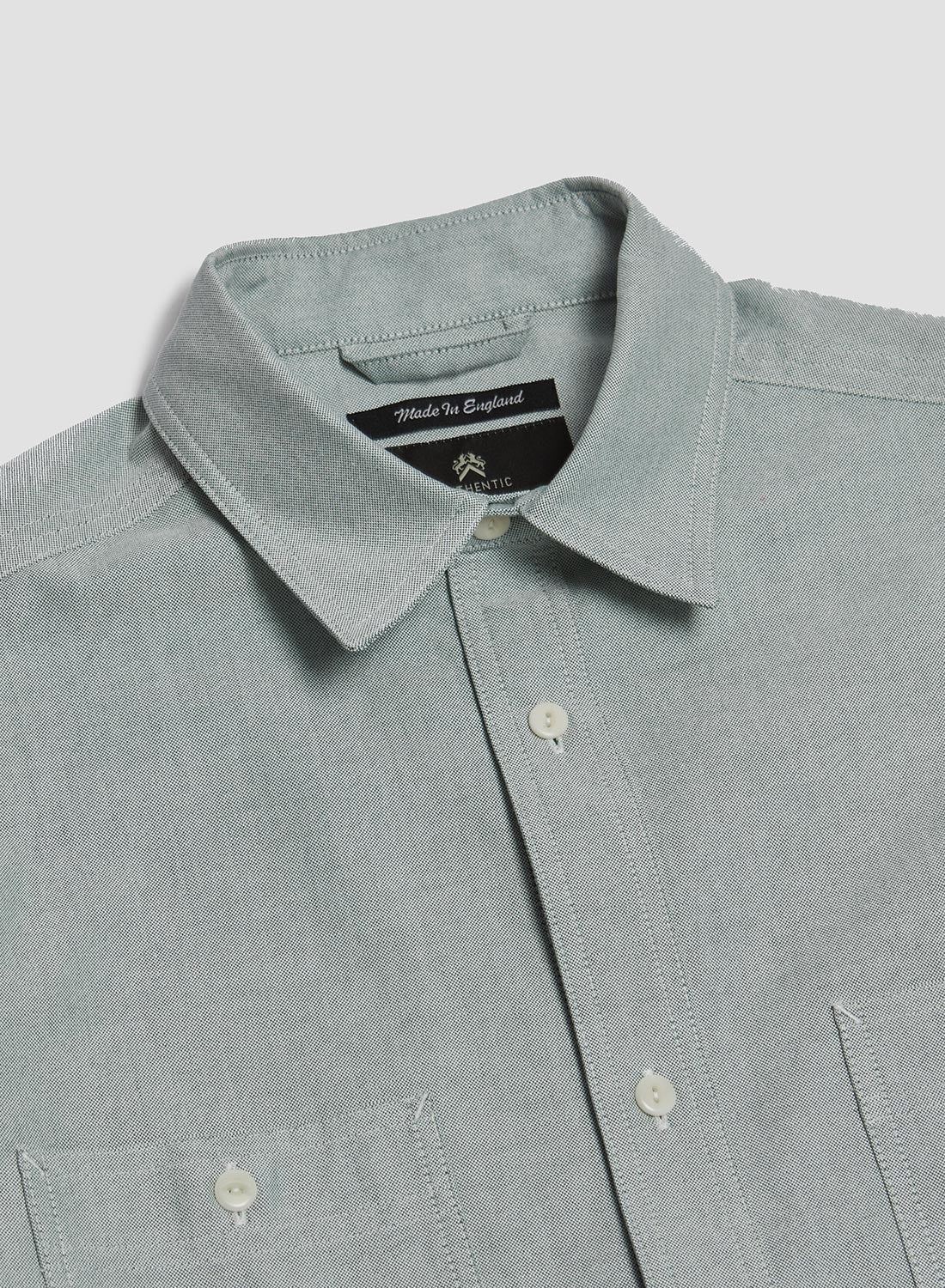 Utility Oxford Work Shirt in Green - 2