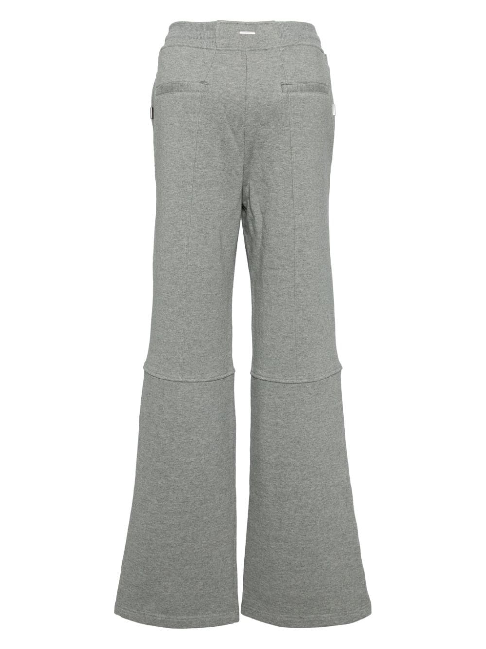 panelled-design cotton trousers - 2