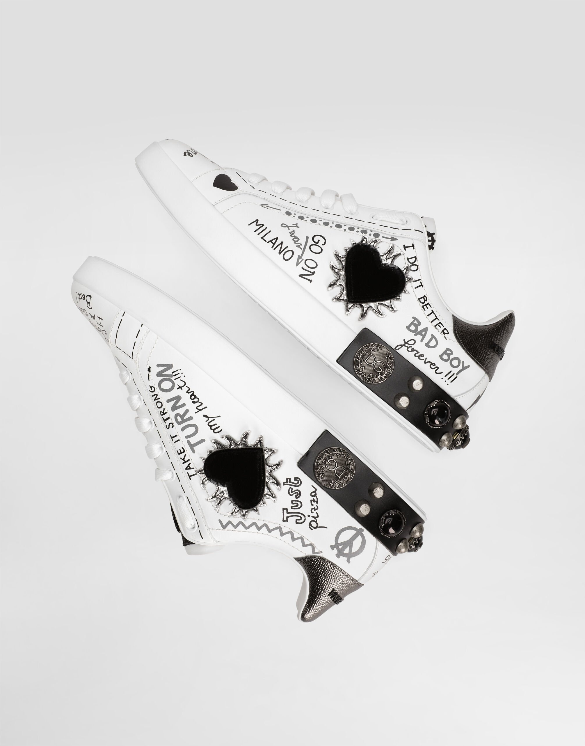 Portofino calfskin sneakers - 4