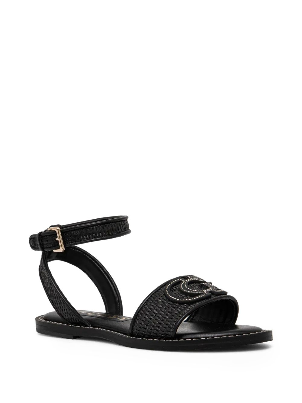 woven-strap flat sandals - 2