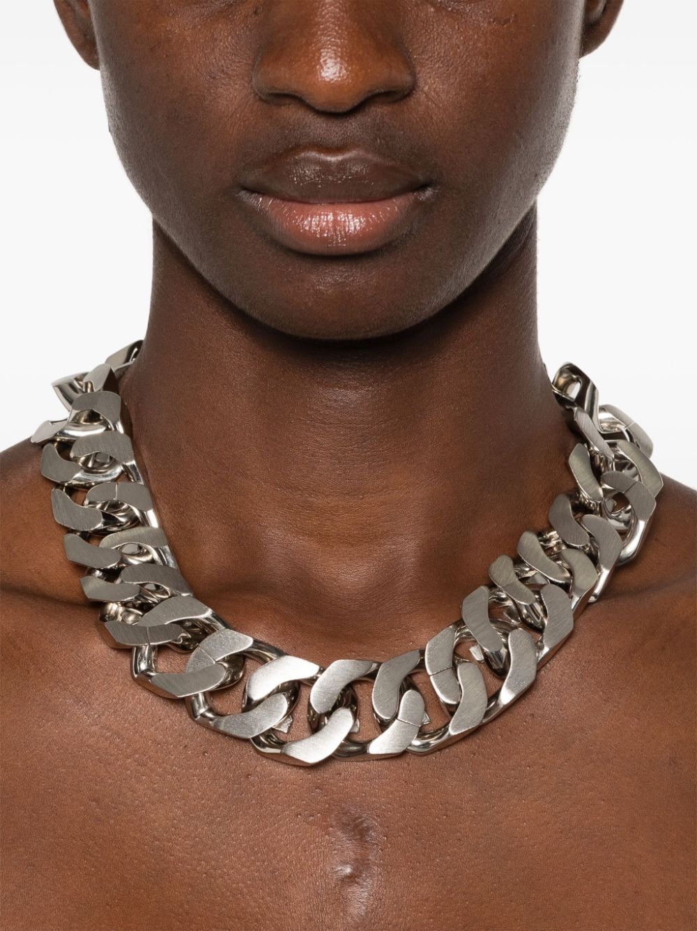 G curb chain necklace - 2