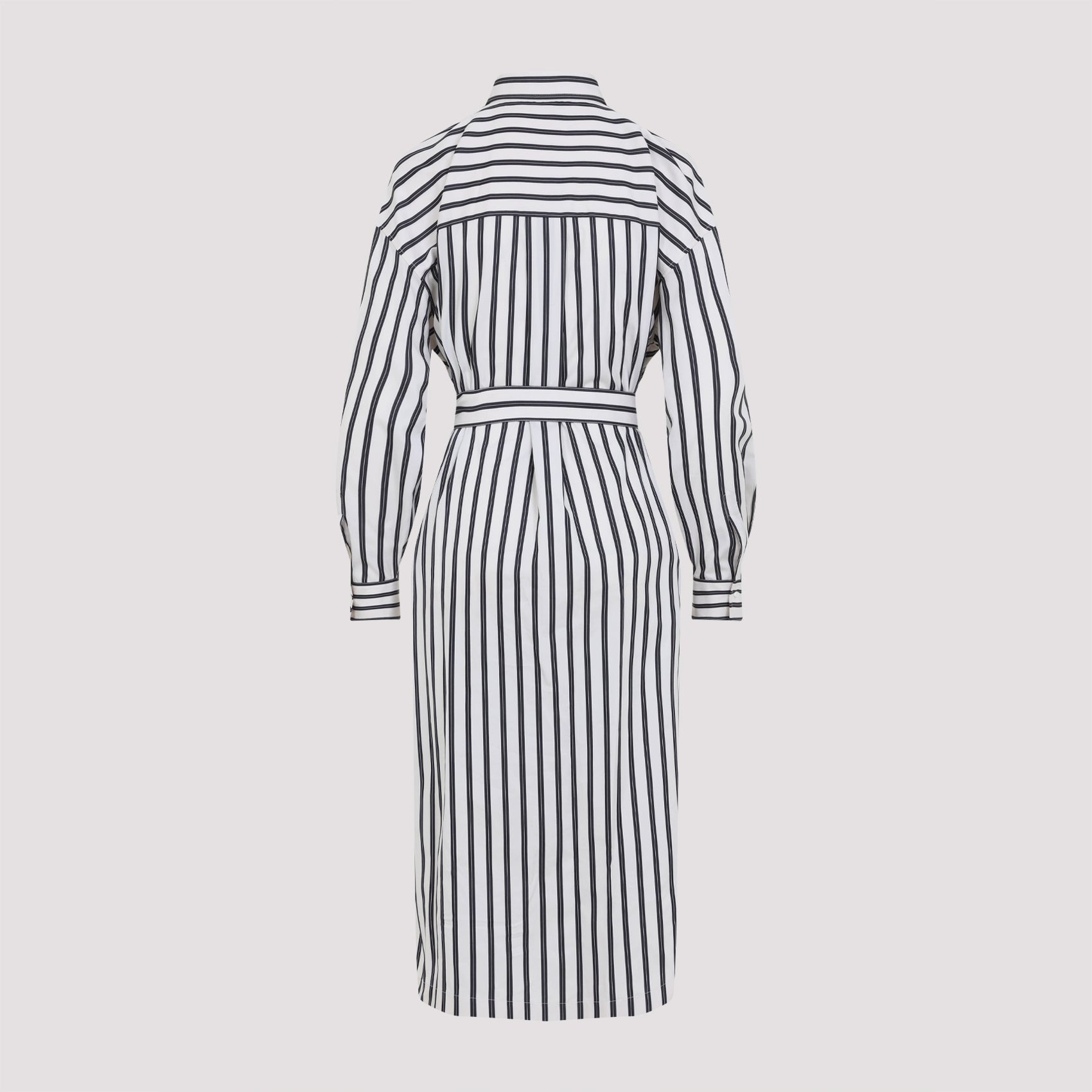 Brunello Cucinelli Striped Midi Dress Women - 2