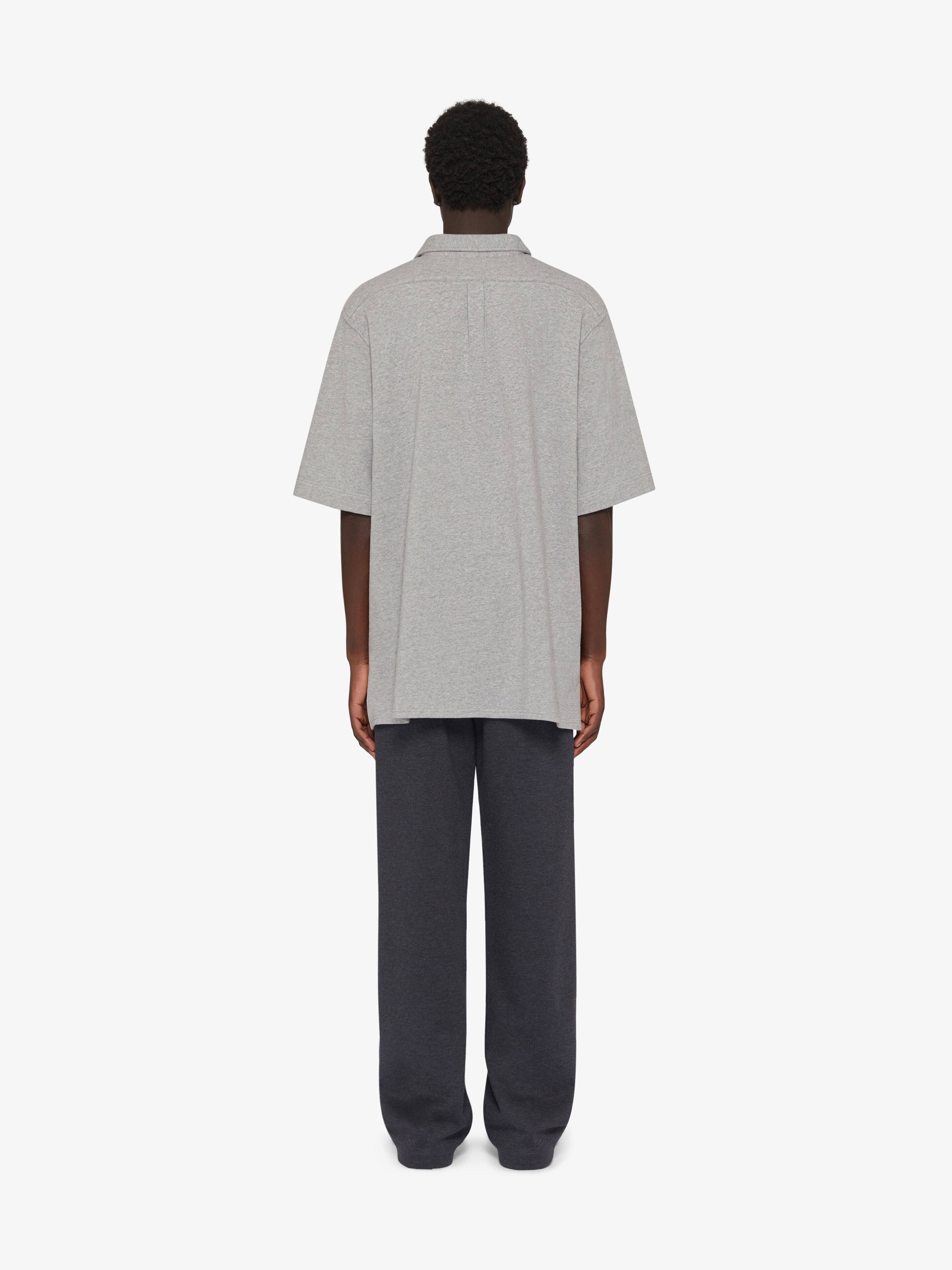 GIVENCHY COLLEGE SHIRT IN FLEECE - 4