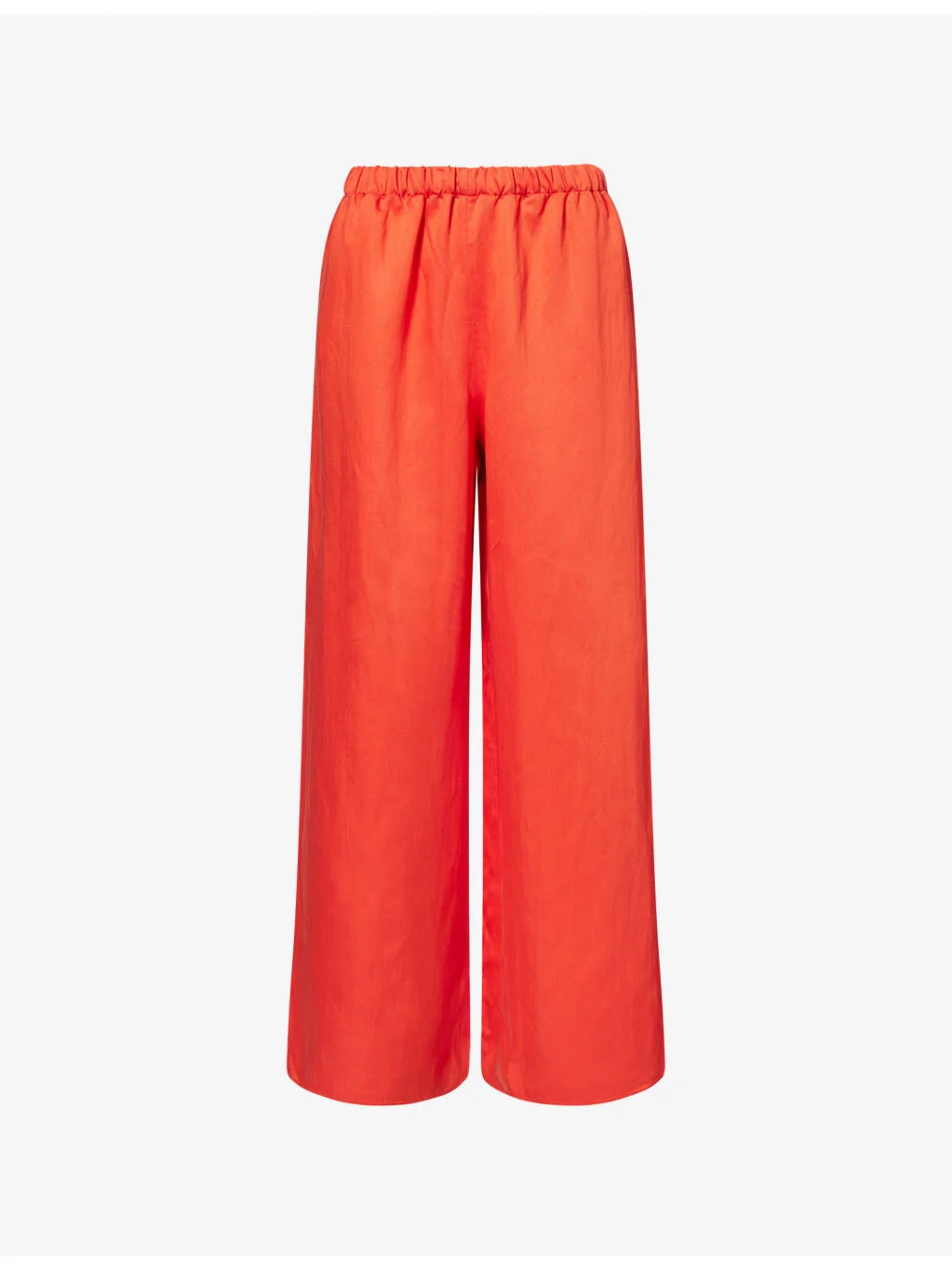 Demi Wide-Leg Linen-Blend Trousers - 1