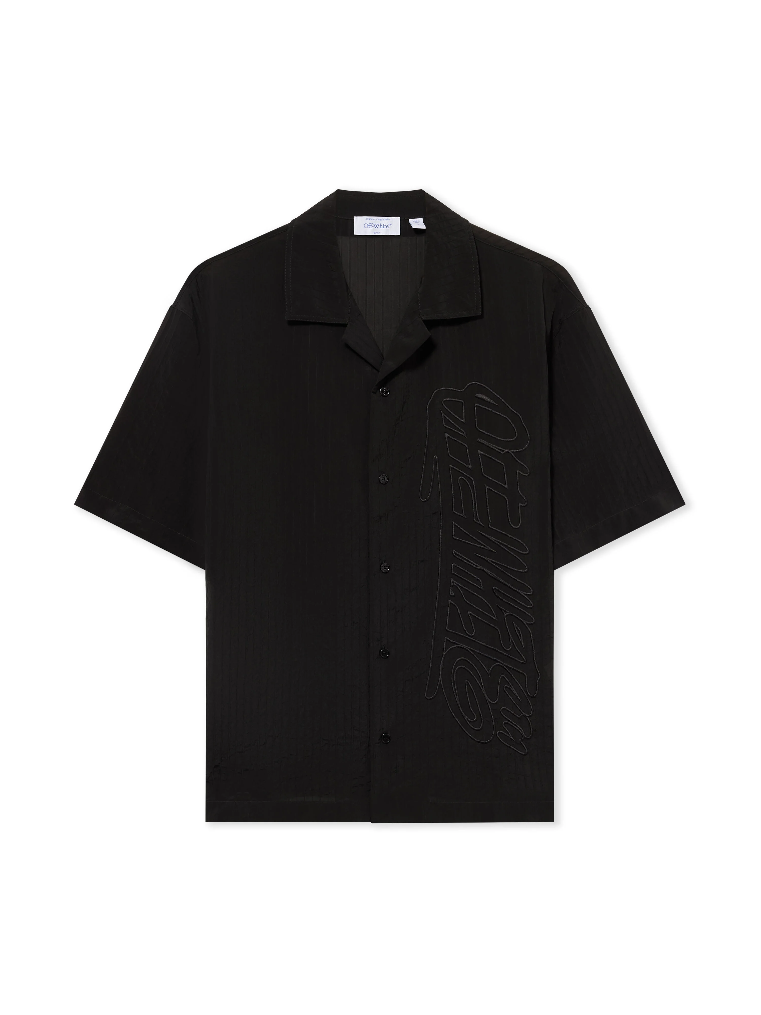 Handstyle Logo Organza Bowling Shirt - 1