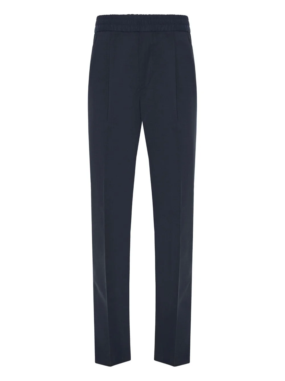 elastic-waistband trousers - 1