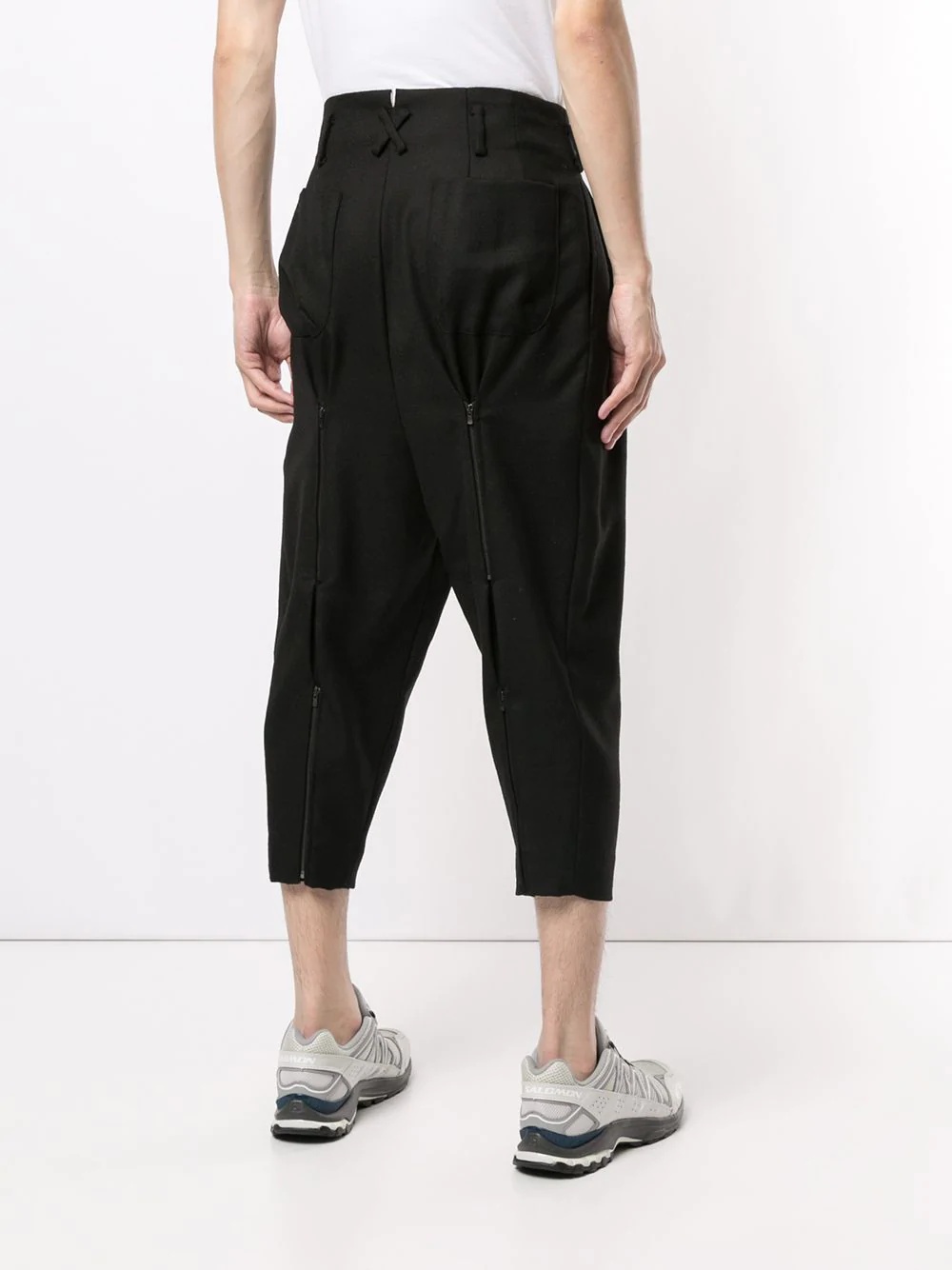 pleated waist trousers - 4