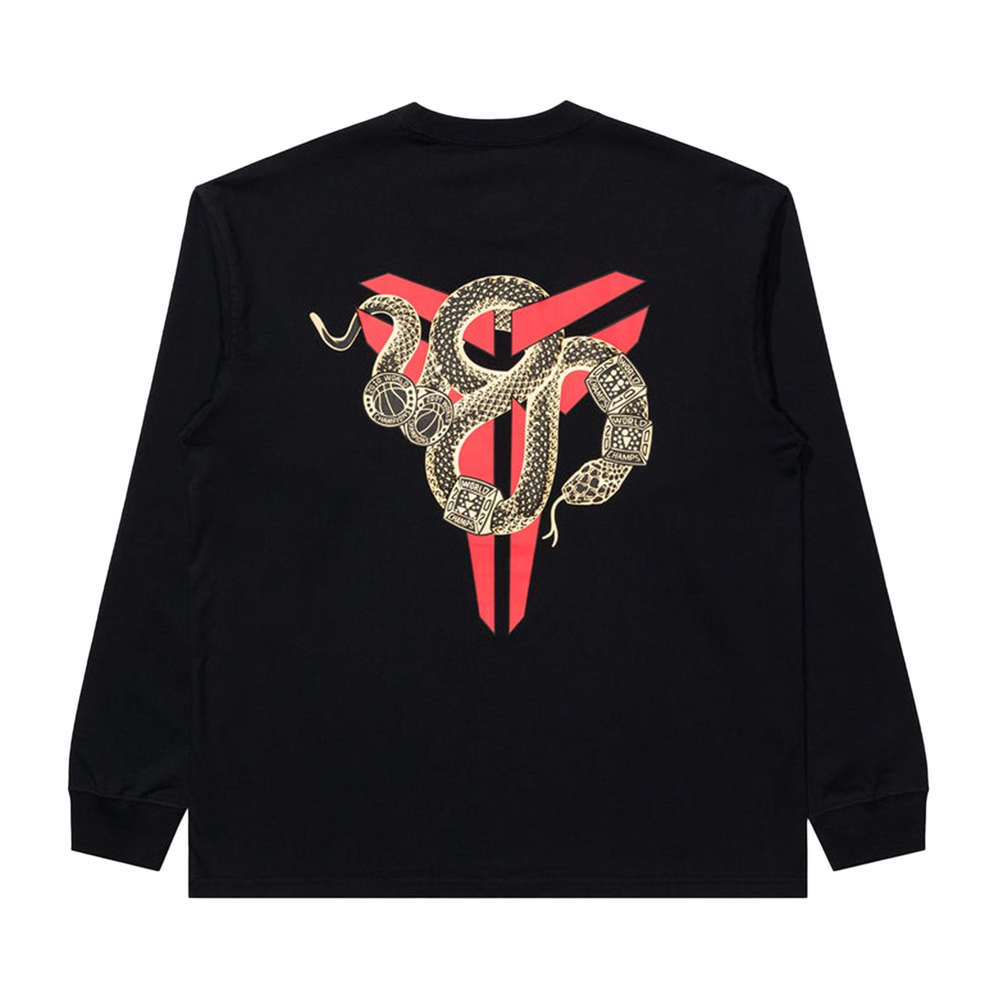 Nike x Kobe Year Of Mamba Max90 Long-Sleeve T-Shirt 'Black' - 2