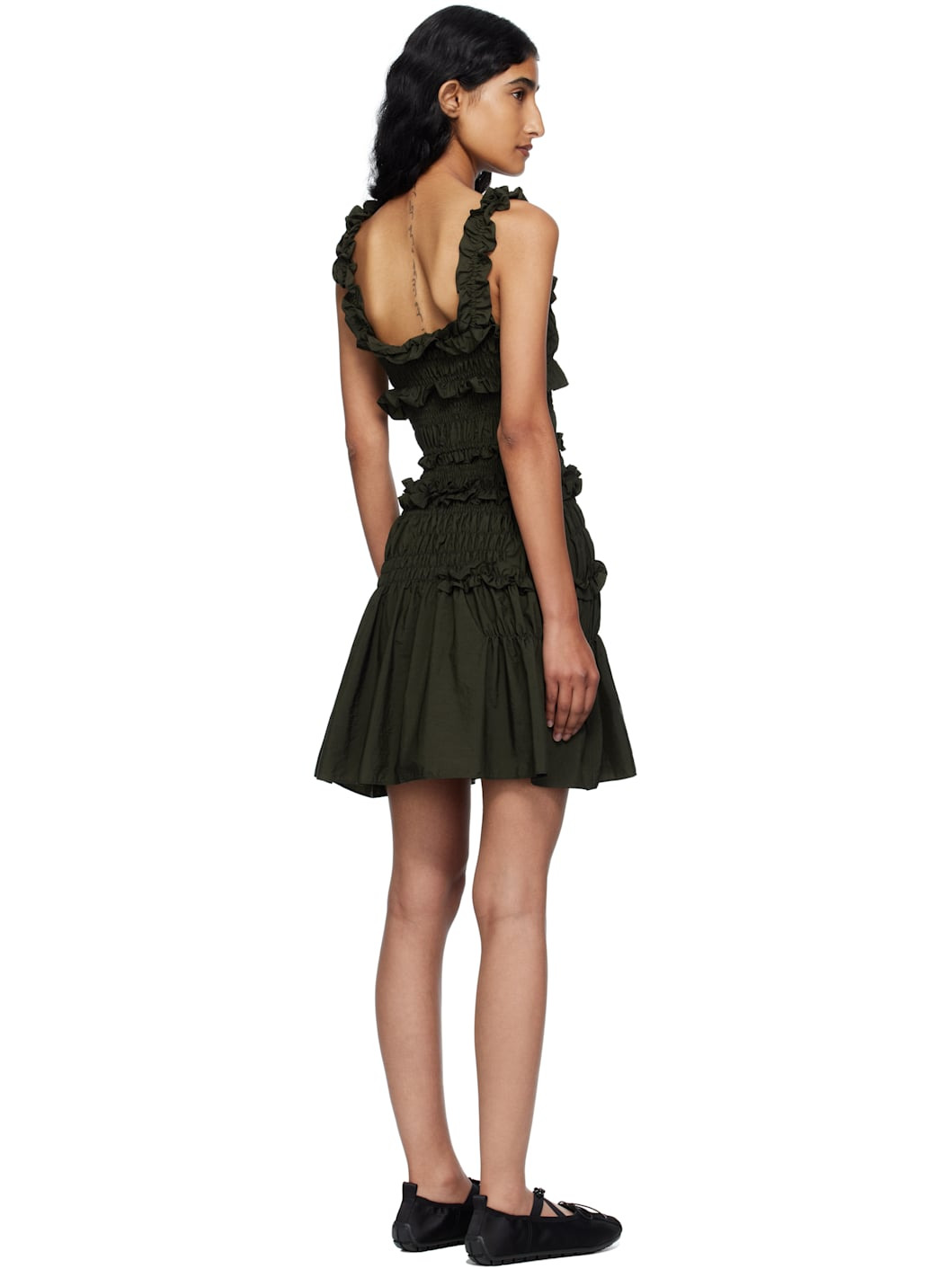 Green Oona Minidress - 3