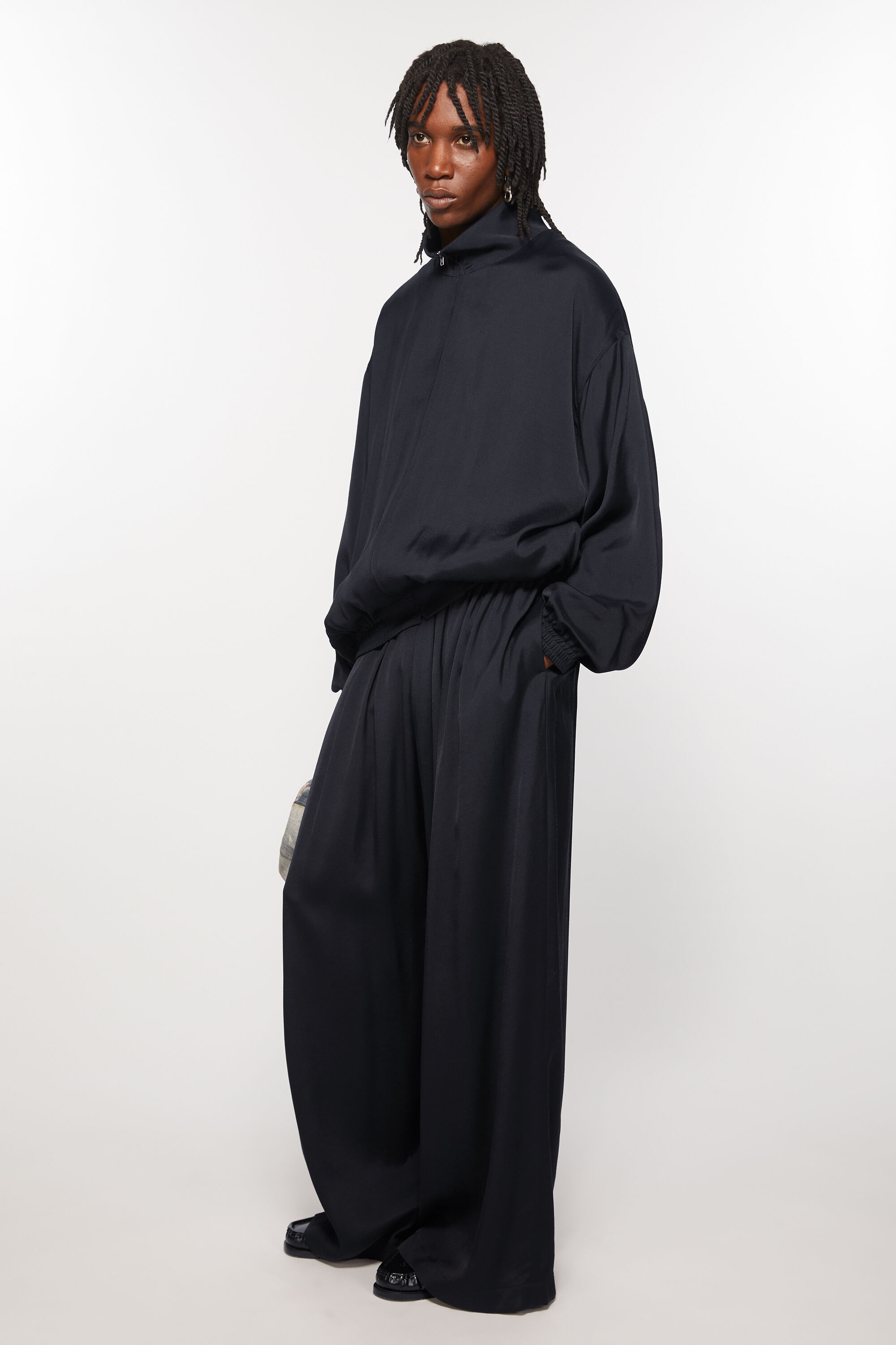 Fluid tracksuit jacket - Navy - 5