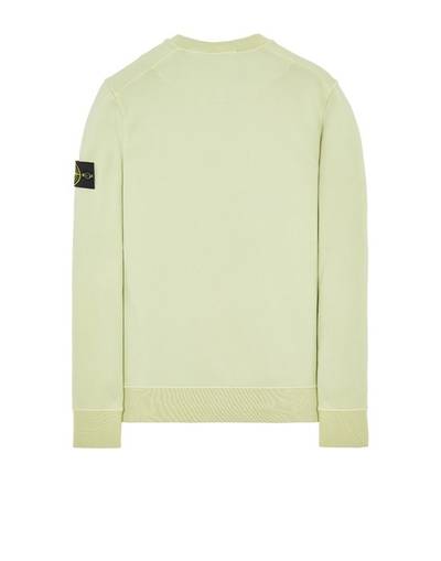 Stone Island 63051 GARMENT-DYED_COTTON FLEECE  LIGHT GREEN outlook