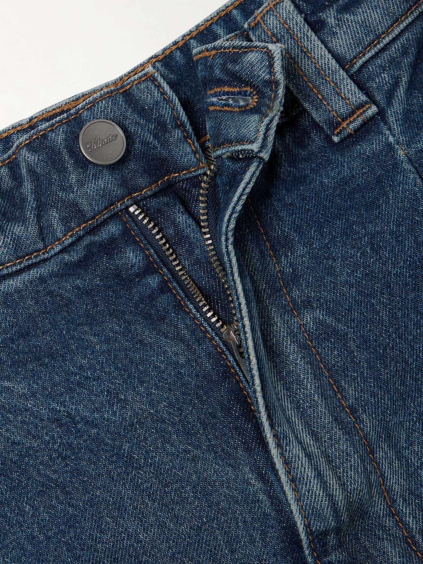 Ashford pleated high-rise tapered jeans - 5