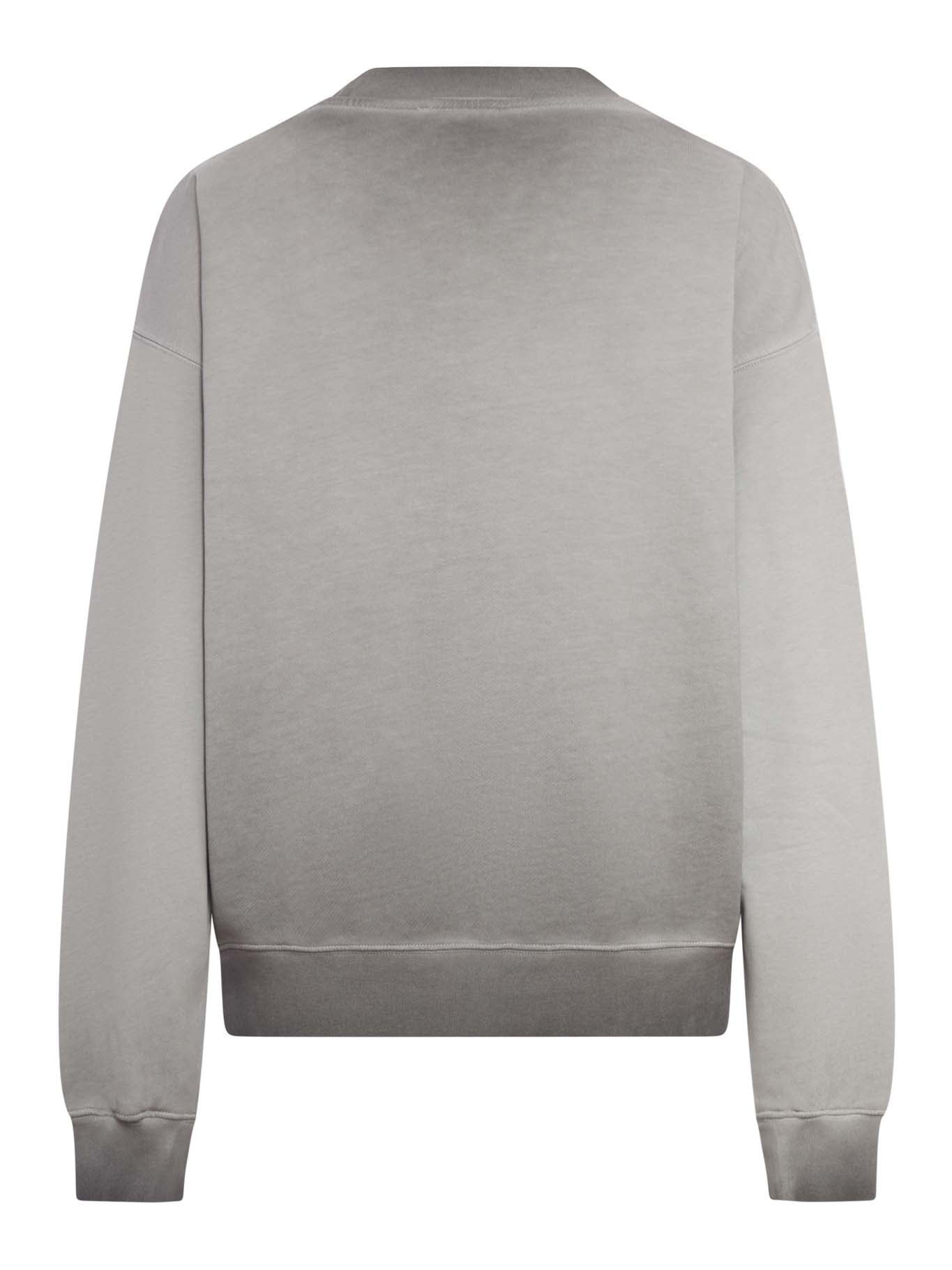 CREW NECK COTTON SWEATSHIRT WITH DEGRADED EFFECT - 2