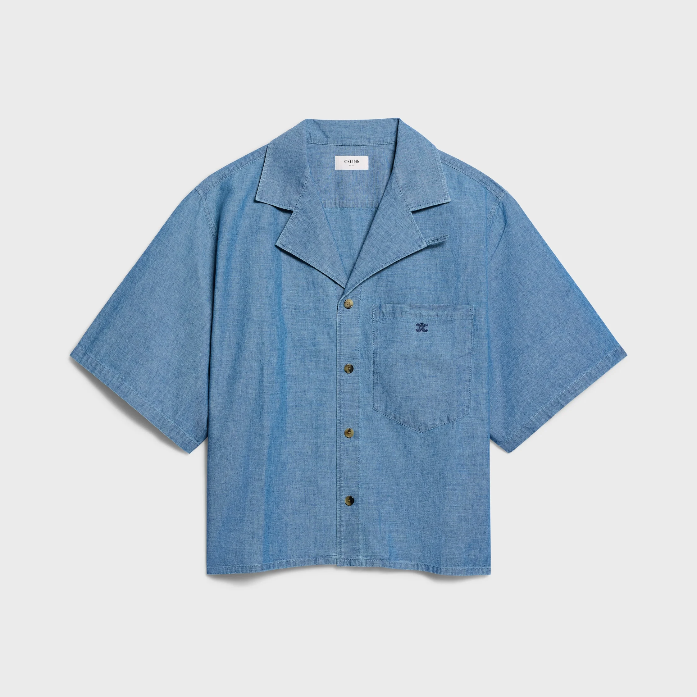 scout shirt IN cotton denim - 1