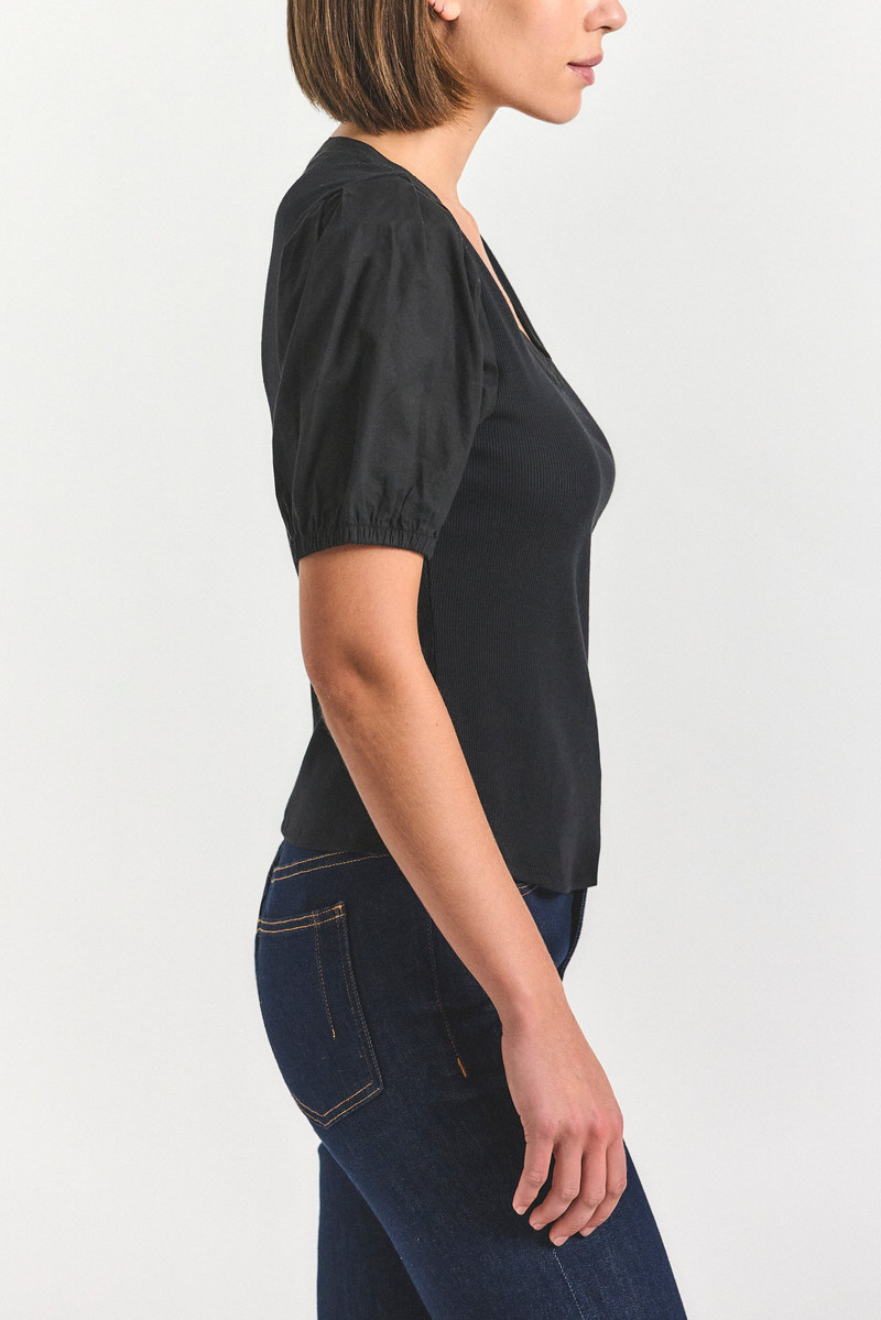 WILLA BALLOON SLEEVE SCOOP TOP 3
