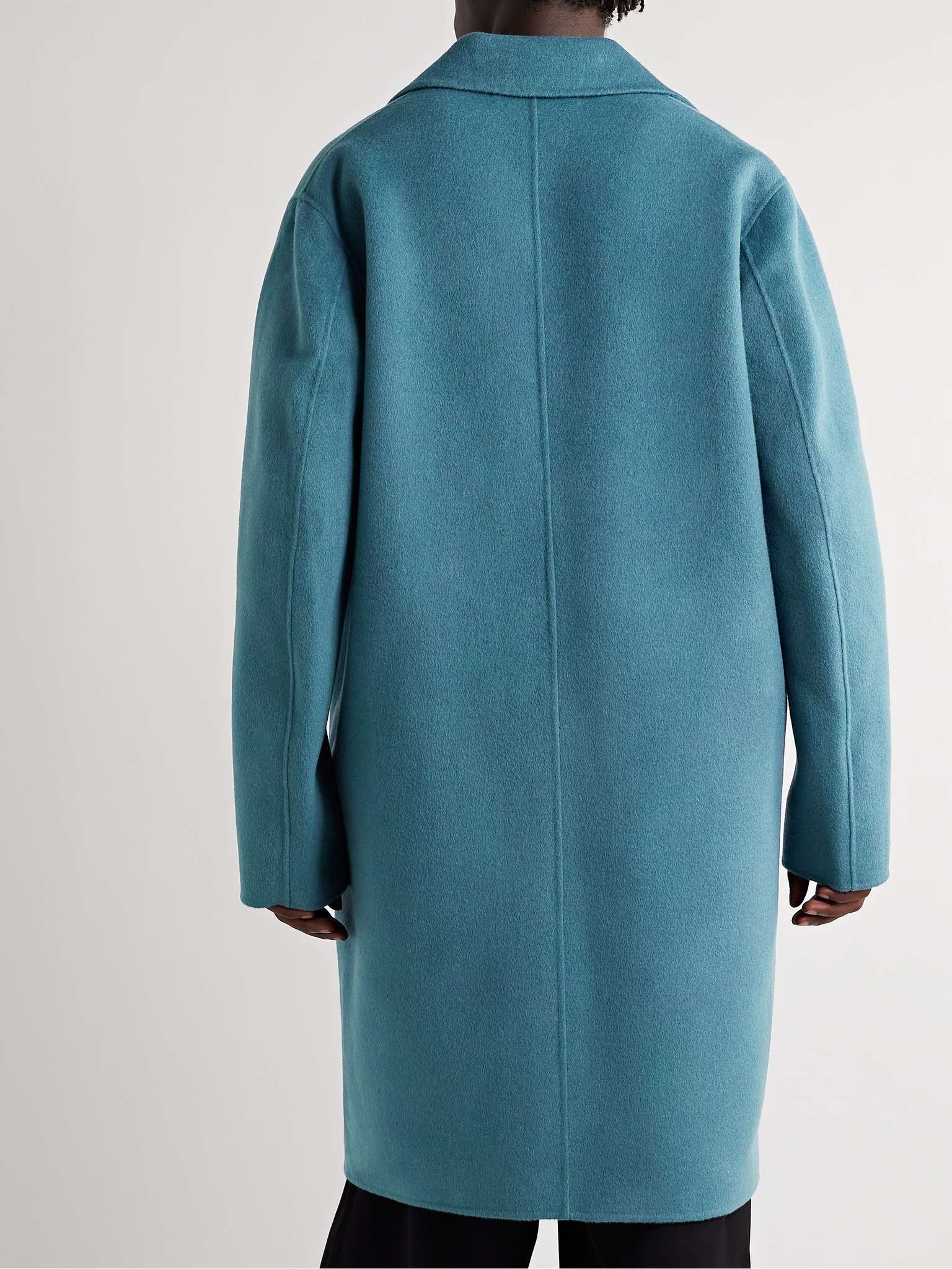 Oversized Double-Faced Wool Coat - 4