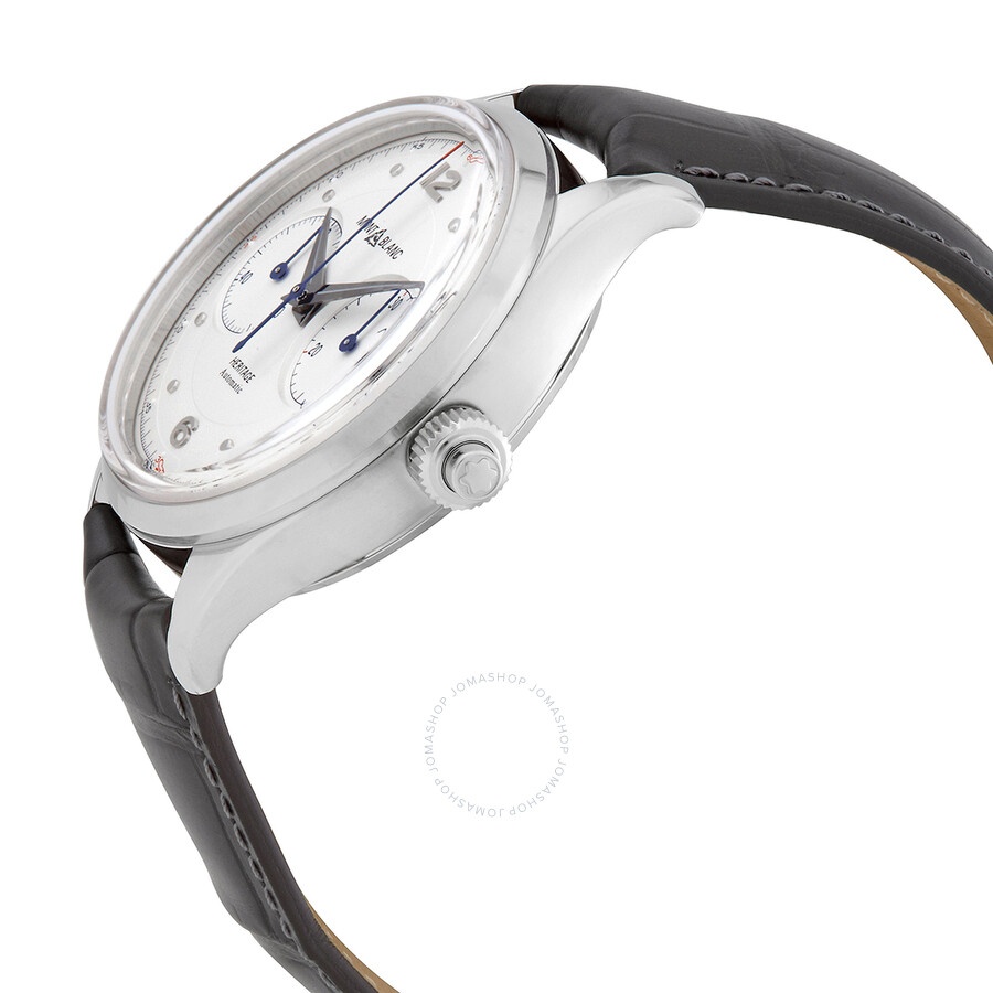Montblanc Heritage Monopusher Chronograph Automatic Silver Dial Men's Watch 119951 - 2