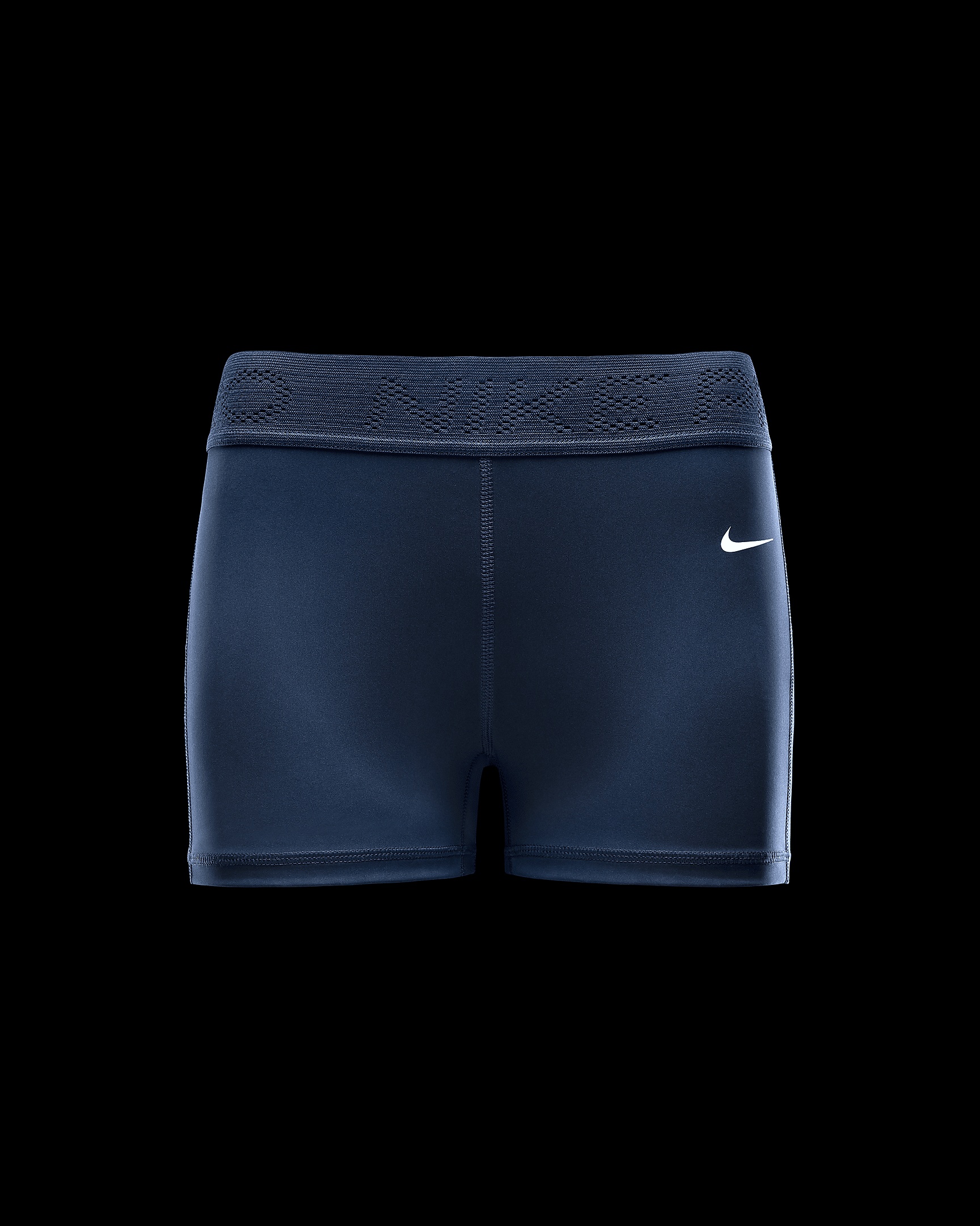 Nike Pro Women's Mid-Rise 3" Mesh-Paneled Shorts - 6