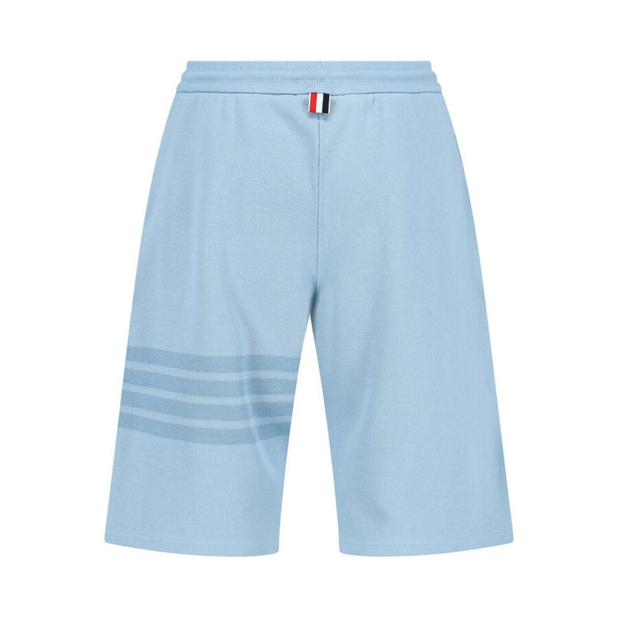 Thom Browne 4-Bar Double Face Knit  Sweatshorts - 6