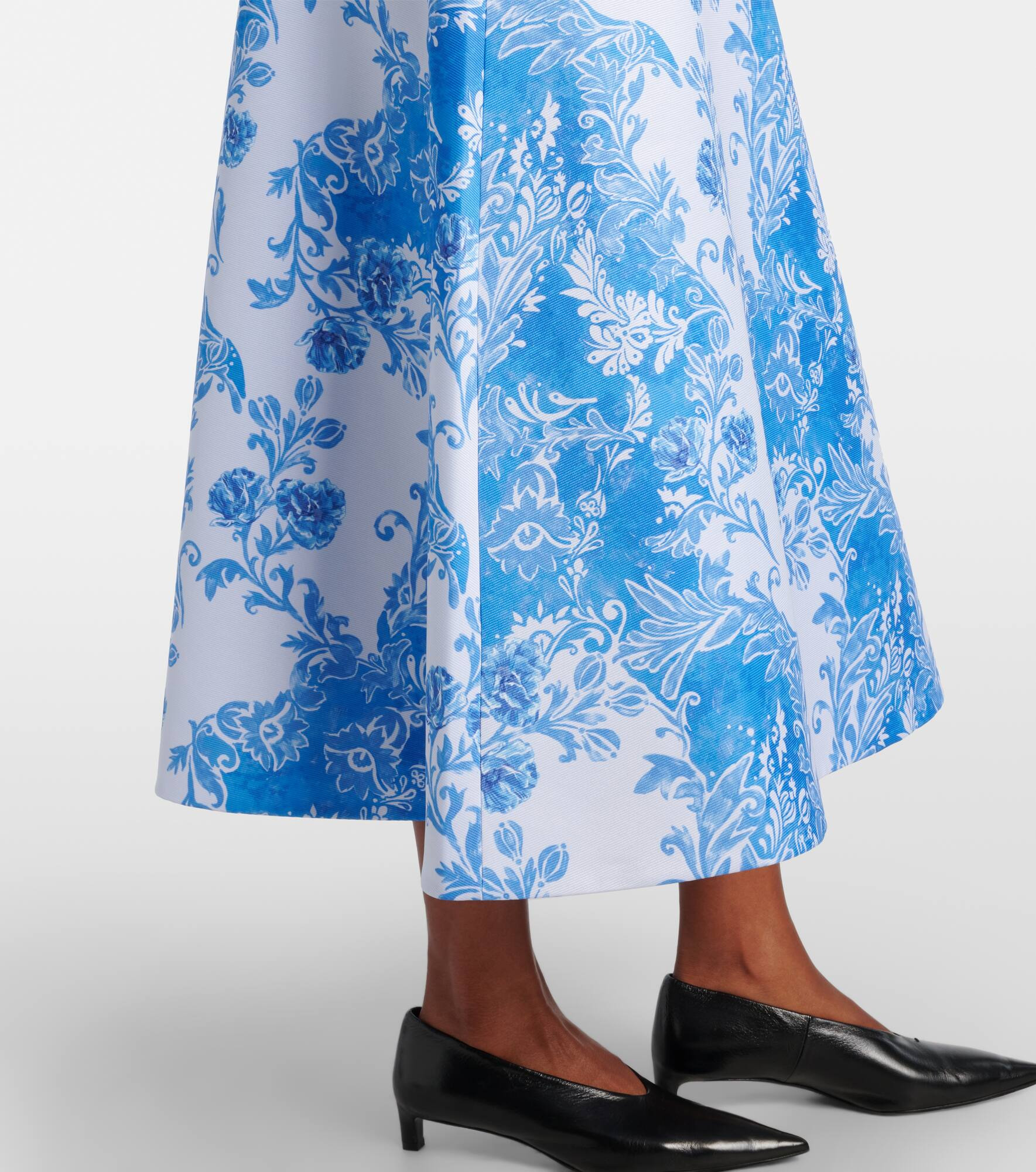 Hallie floral taffeta maxi skirt - 5