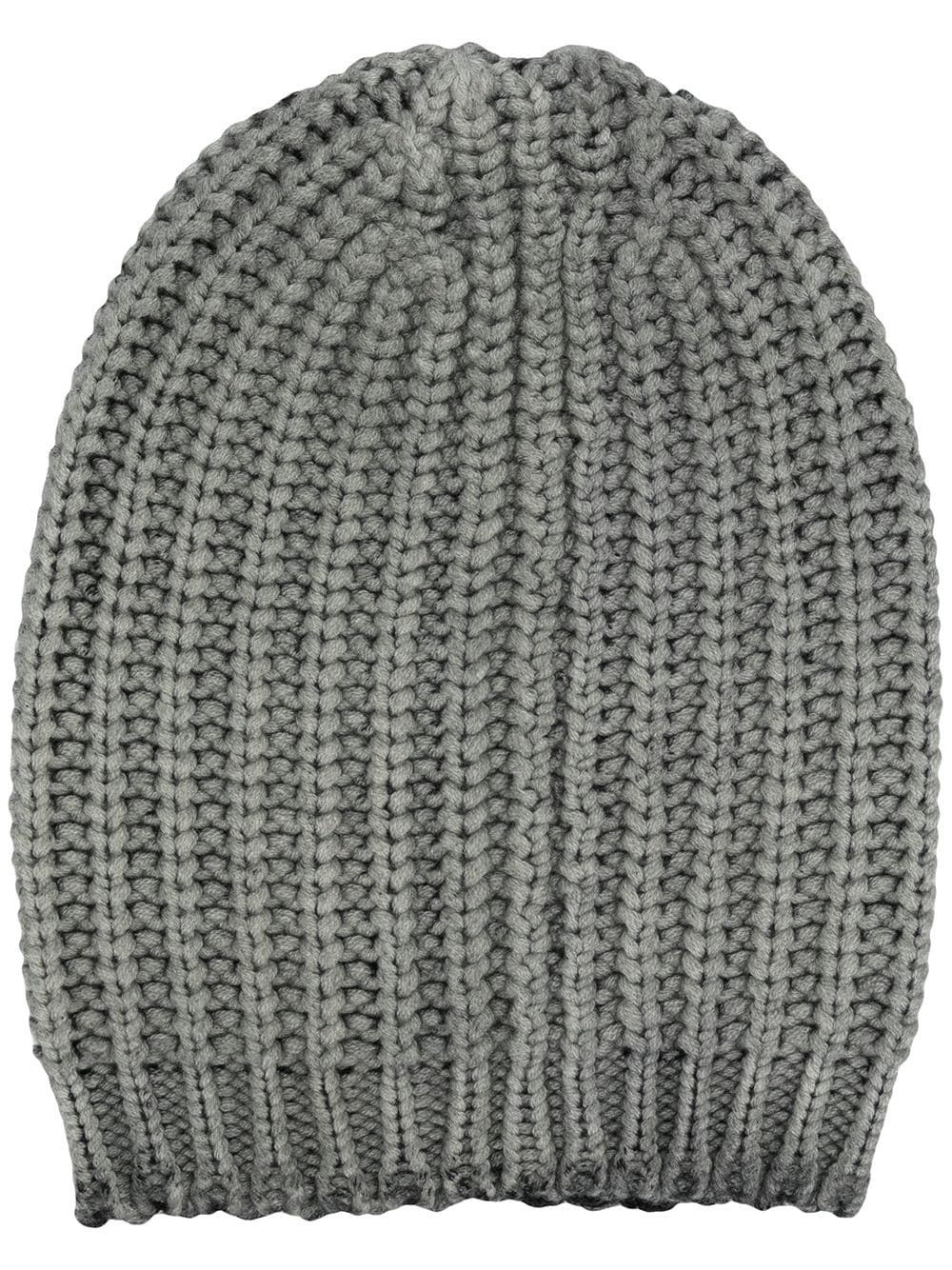 ribbed-knit beanie hat - 1