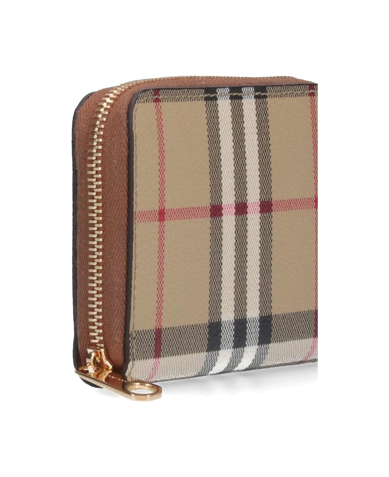 'vintage Check' Zip Wallet - 5