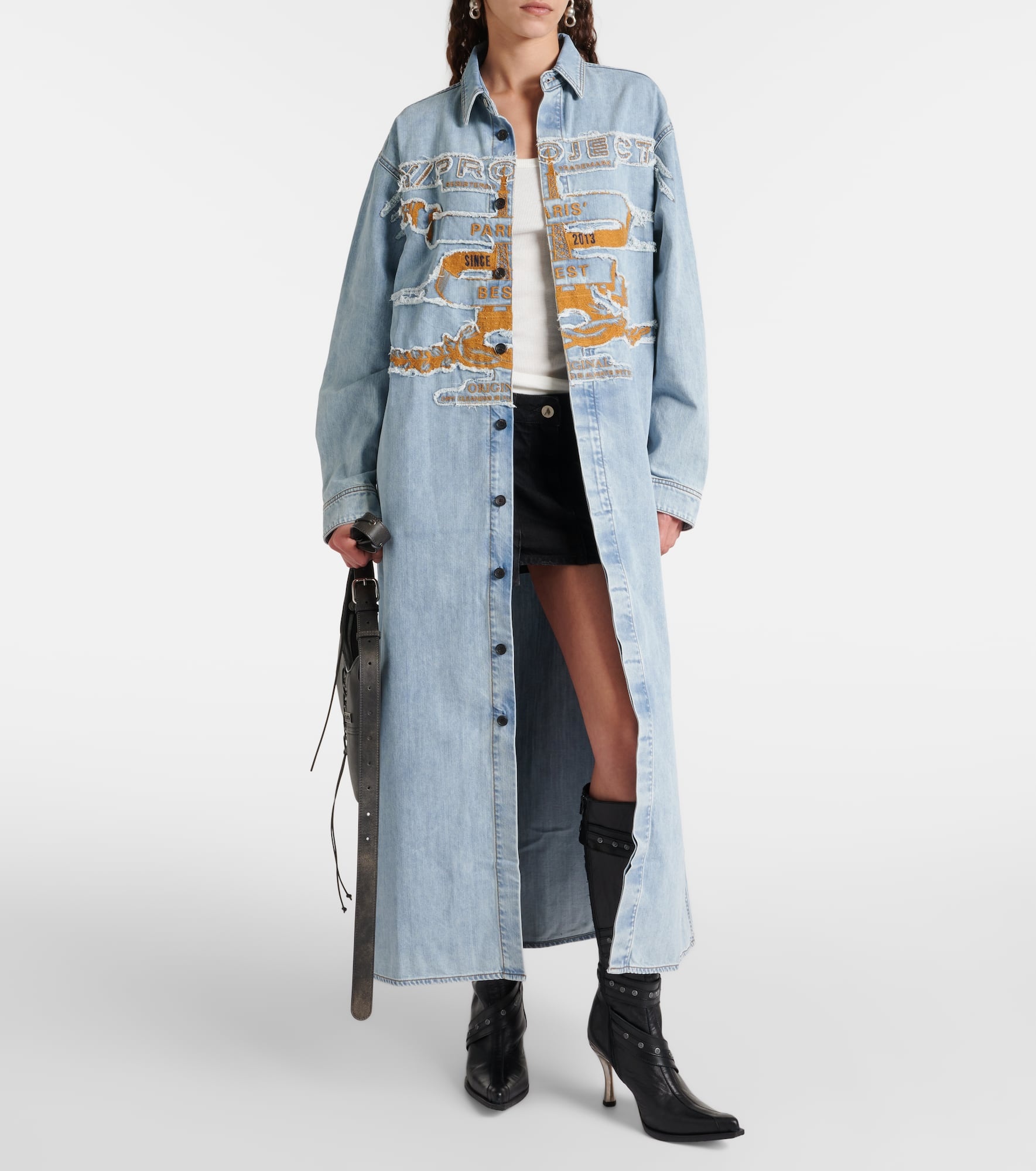 Evergreen Paris' Best denim shirt dress - 2