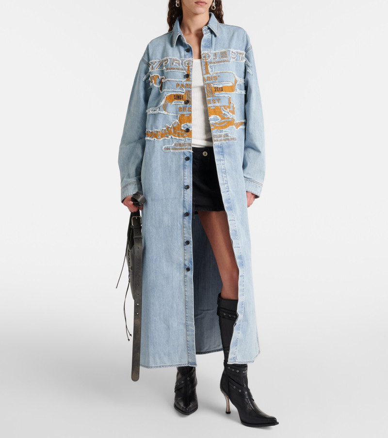 Y/Project Evergreen Paris' Best denim shirt dress outlook