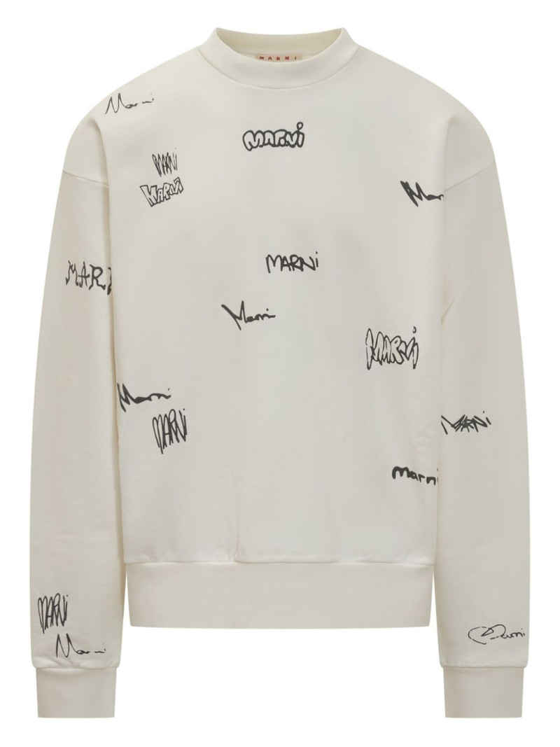 logo-print sweatshirt 1