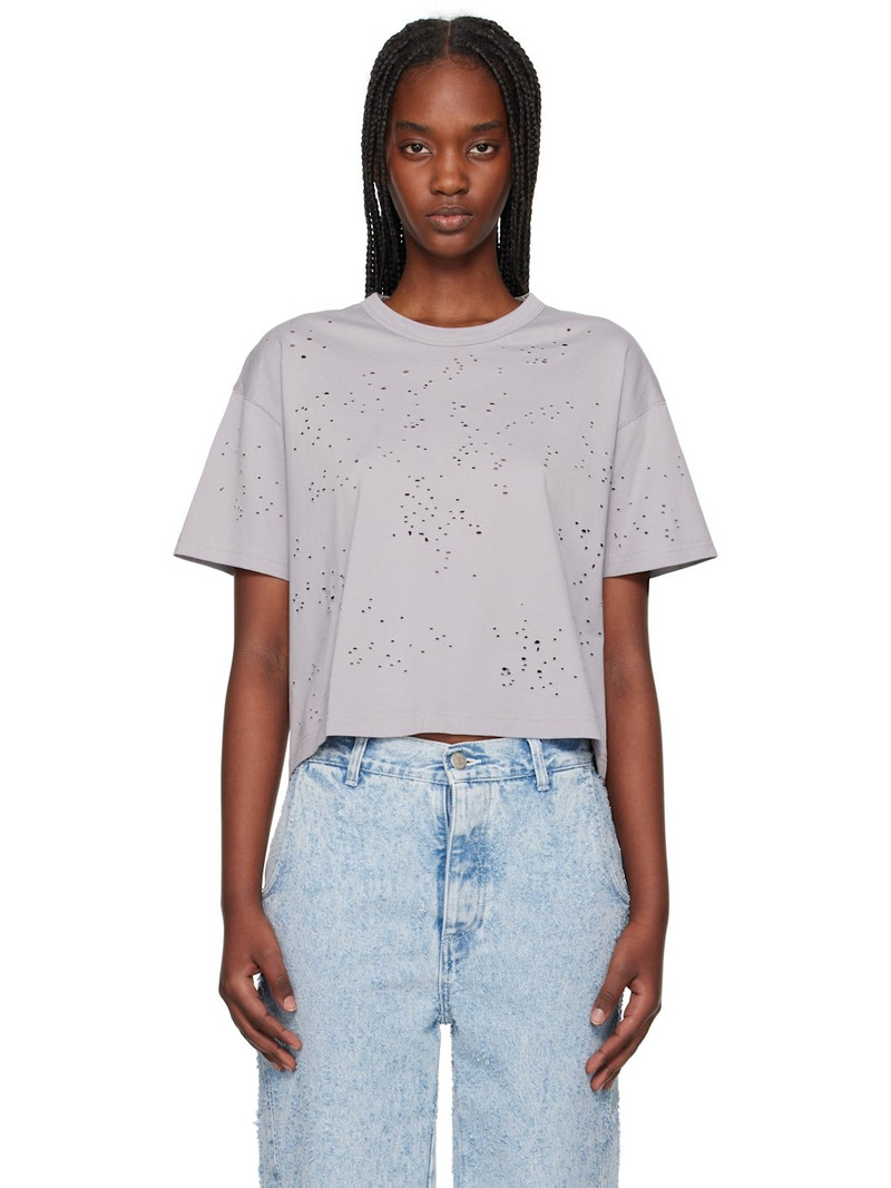Gray Destroyed T-shirt 1