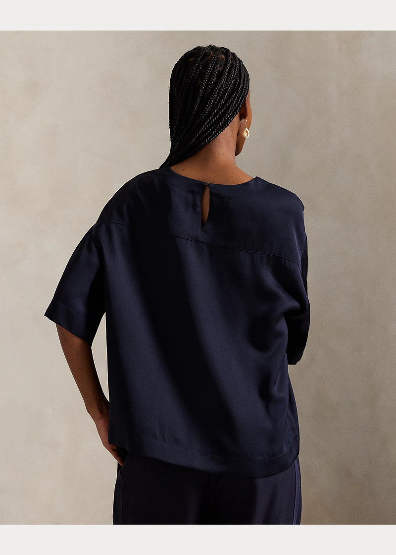 Oversize Satin Tee 4