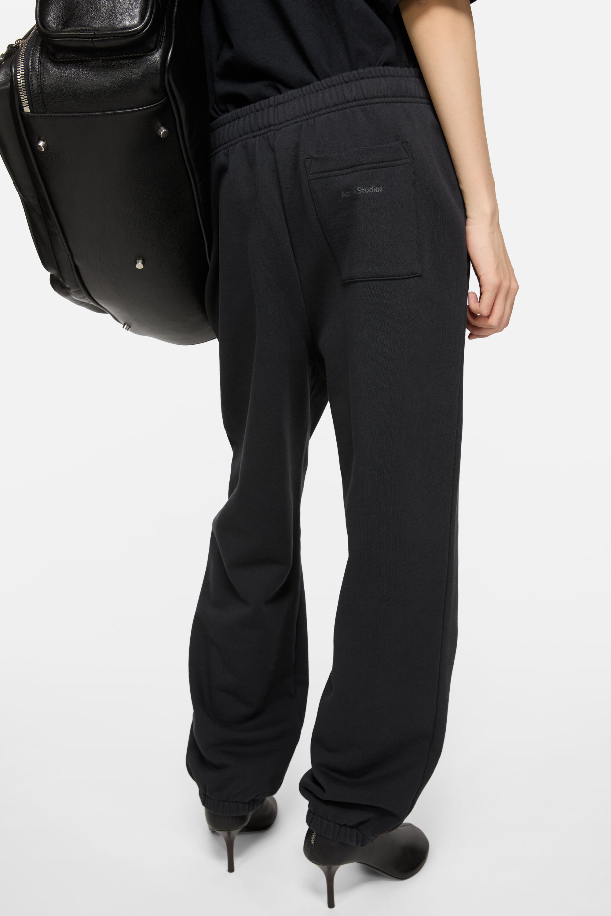 Cotton sweatpants - Black - 4