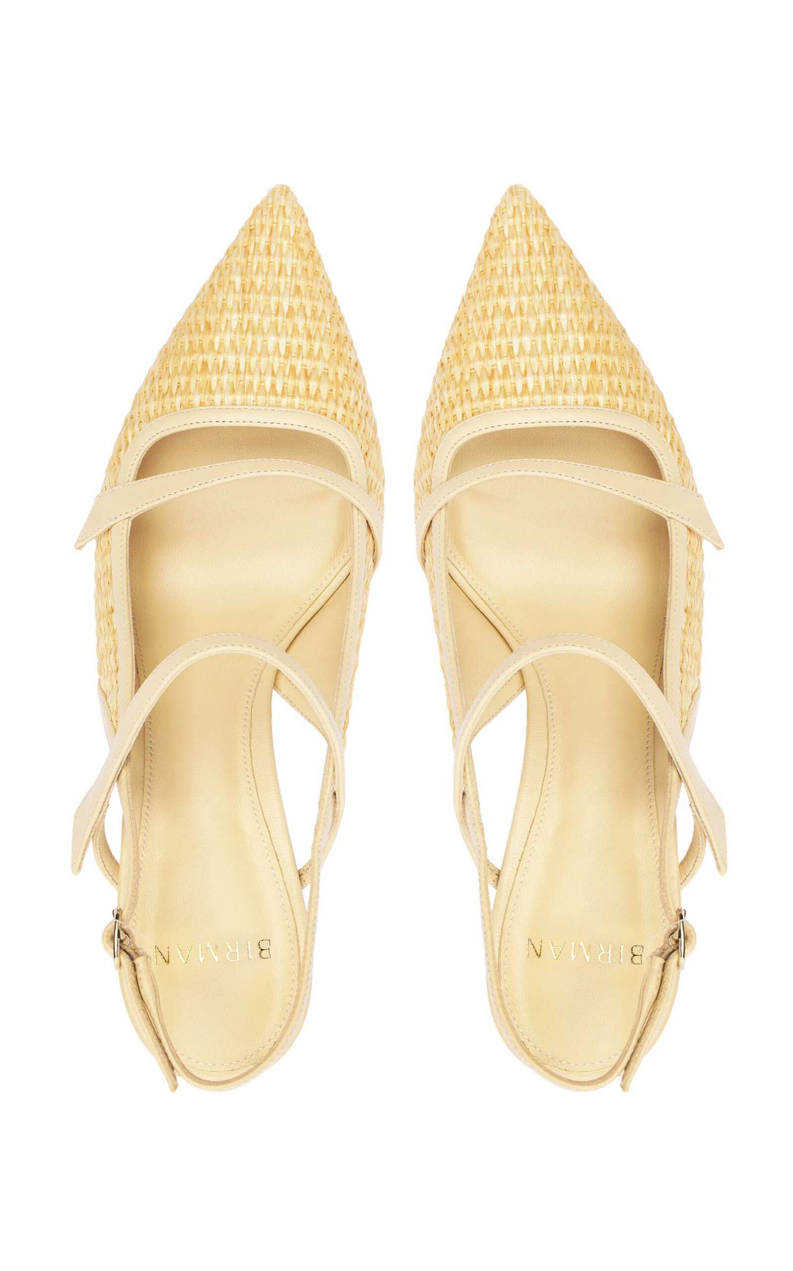 Tita Raffia Sandals yellow - 6
