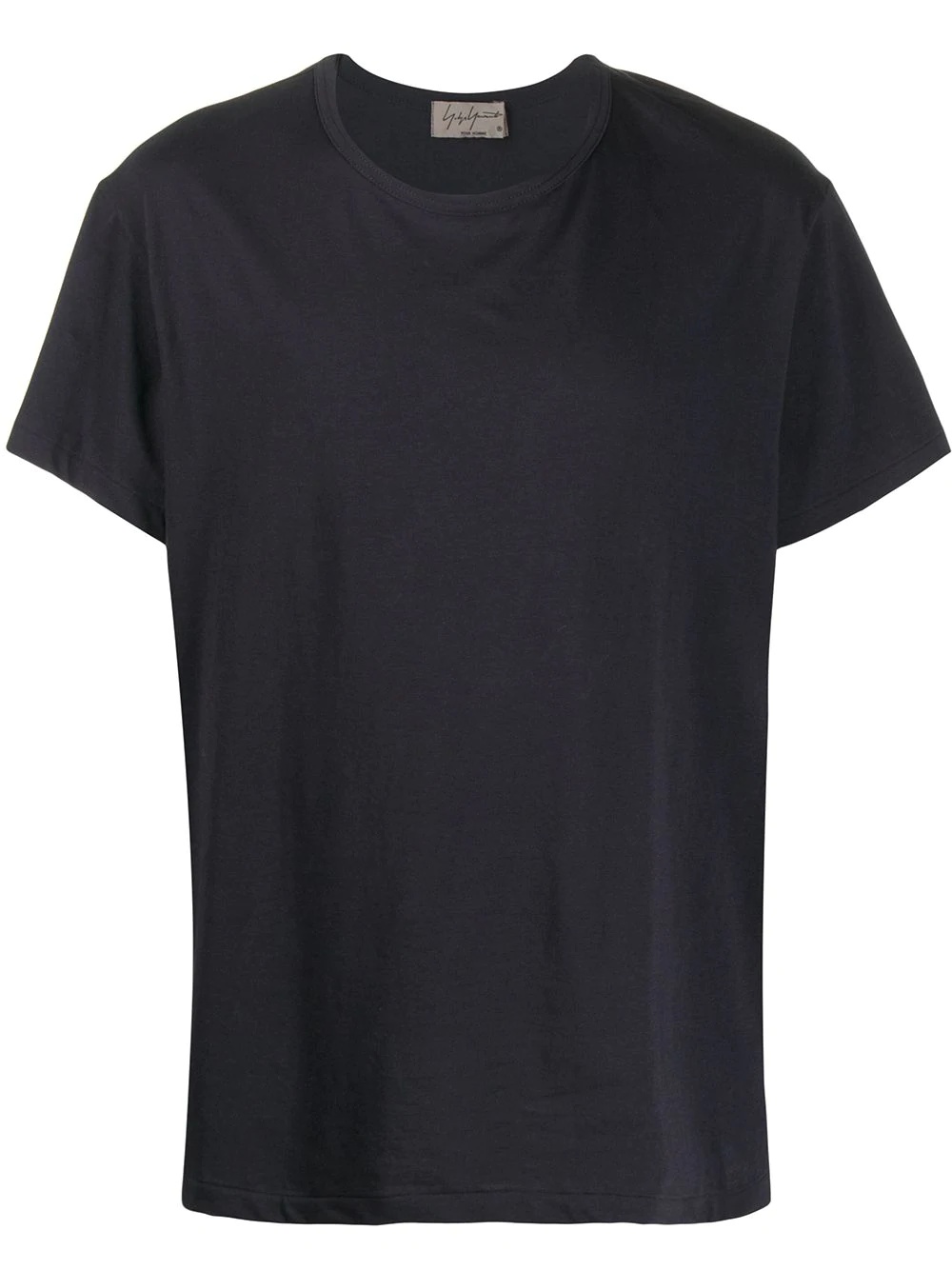 plain crew neck T-shirt  - 1