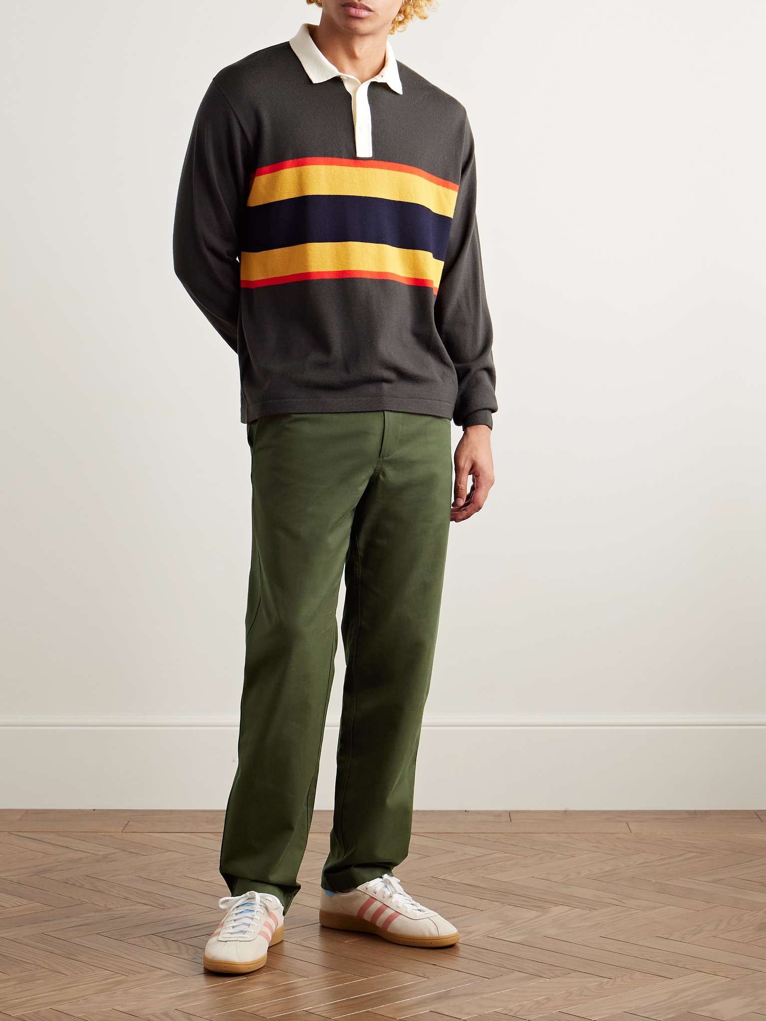 Straight-Leg Cotton-Twill Trousers - 2