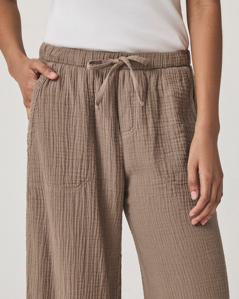 Kit Gauze Crochet Palazzo Pant 5
